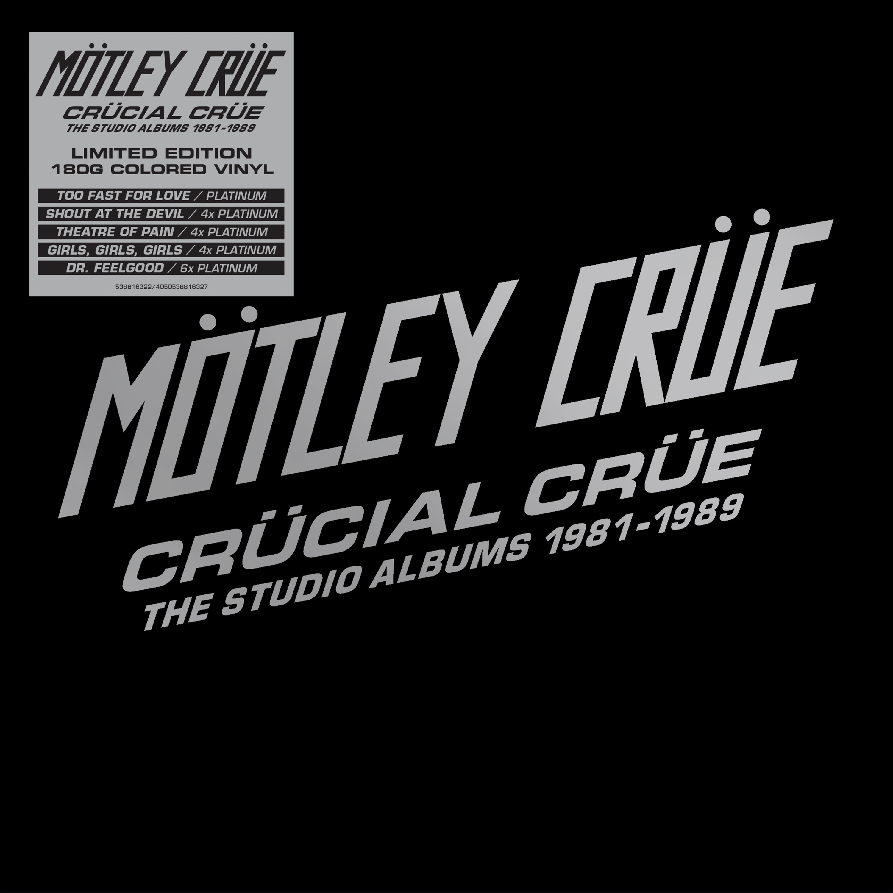 Motley Crue - Crucial Crue The Studio Albums 1981-1989 - (Vinyl LP, CD
