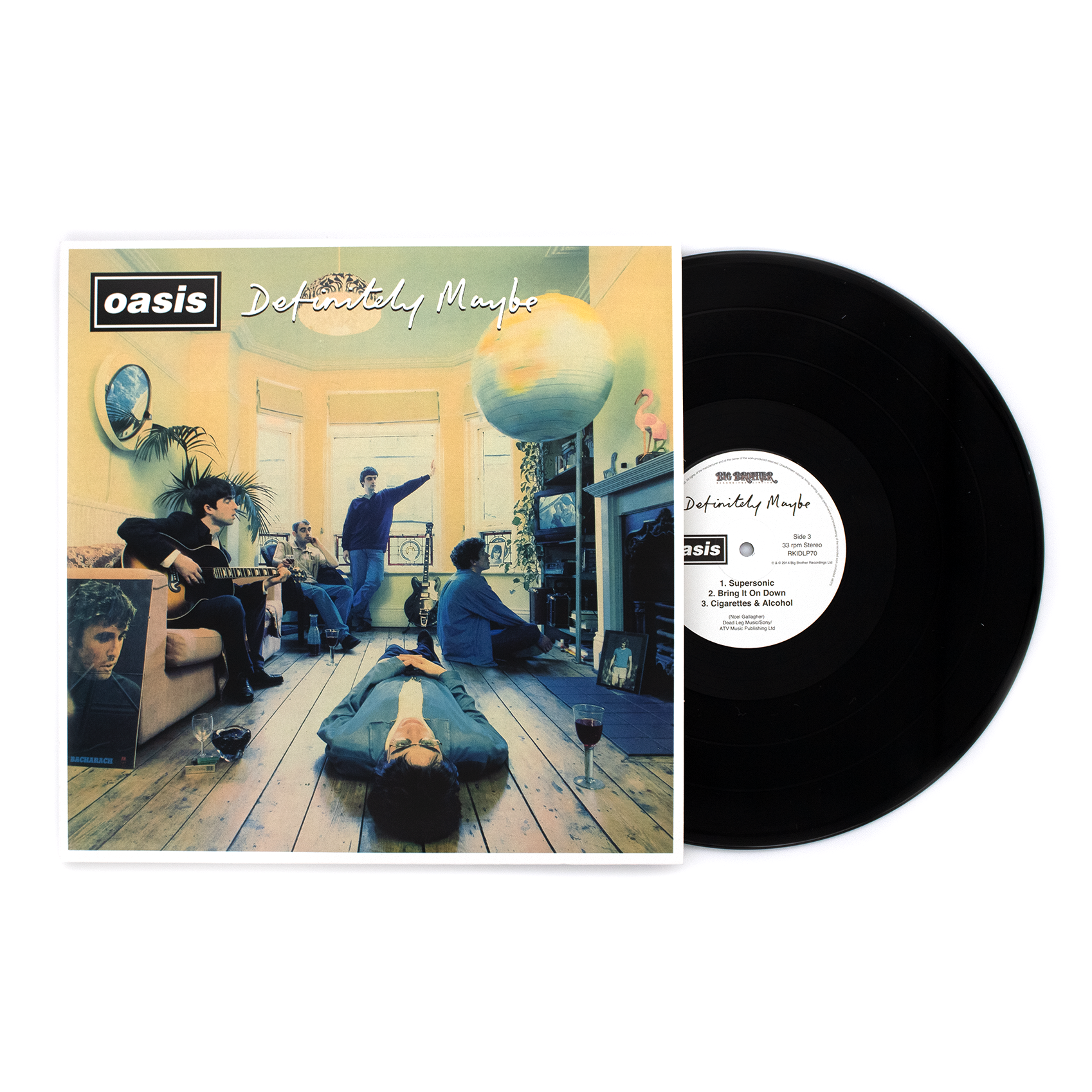 豊富な100%新品Oasis supersonic UK オリジナル レコード 洋楽