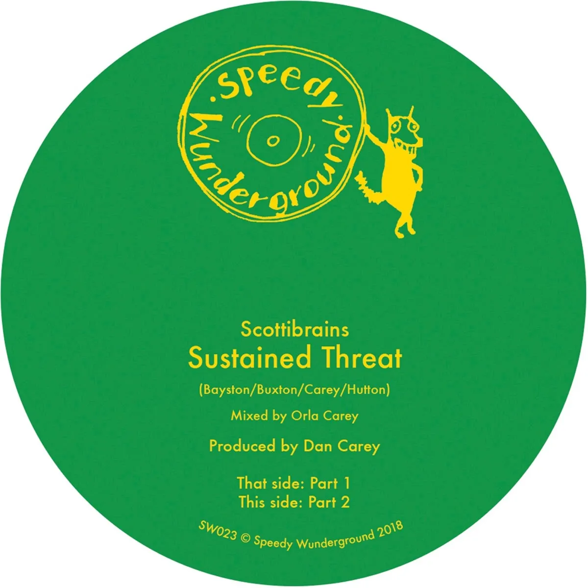 <strong>Scottibrains - Sustained Threat</strong> (Vinyl 7 - black)