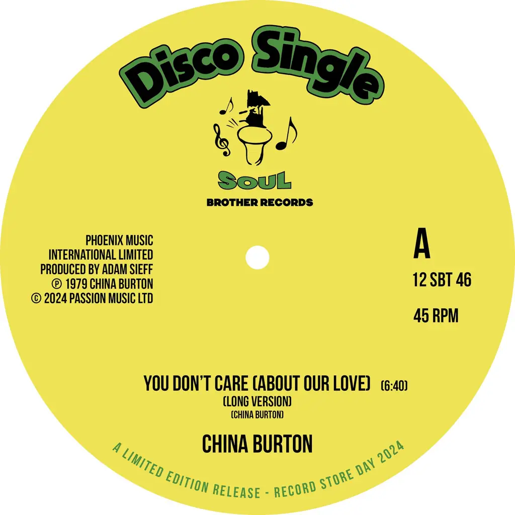 China Burton You Don't Care (About Our Love) RSD 2024 (12