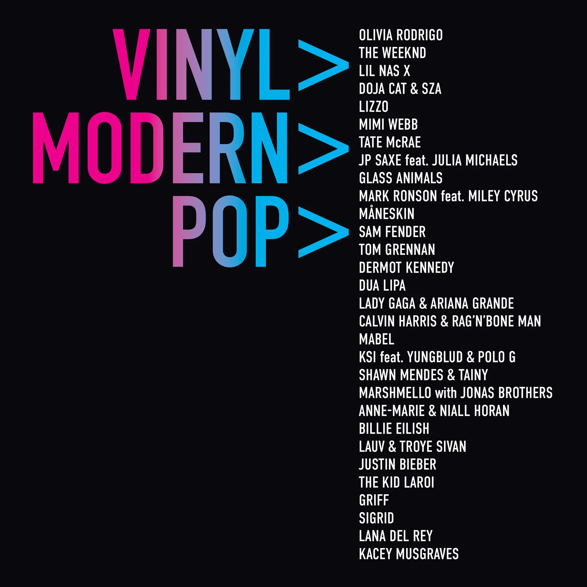 Various | Black 2xVinyl LP | Vinyl>Modern>Pop | 