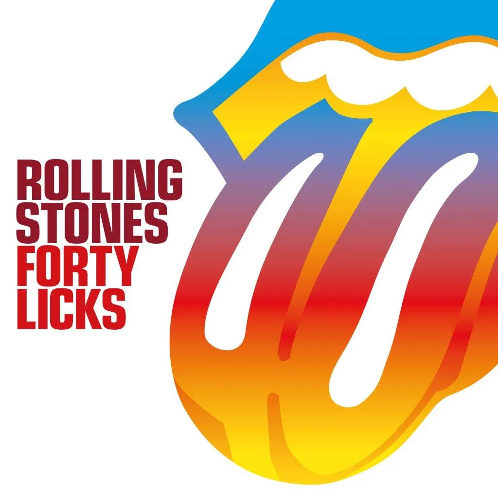 Rolling Stones (Lips Album Cover Canvas Print, 40 x 40 cm, Multi-Colour