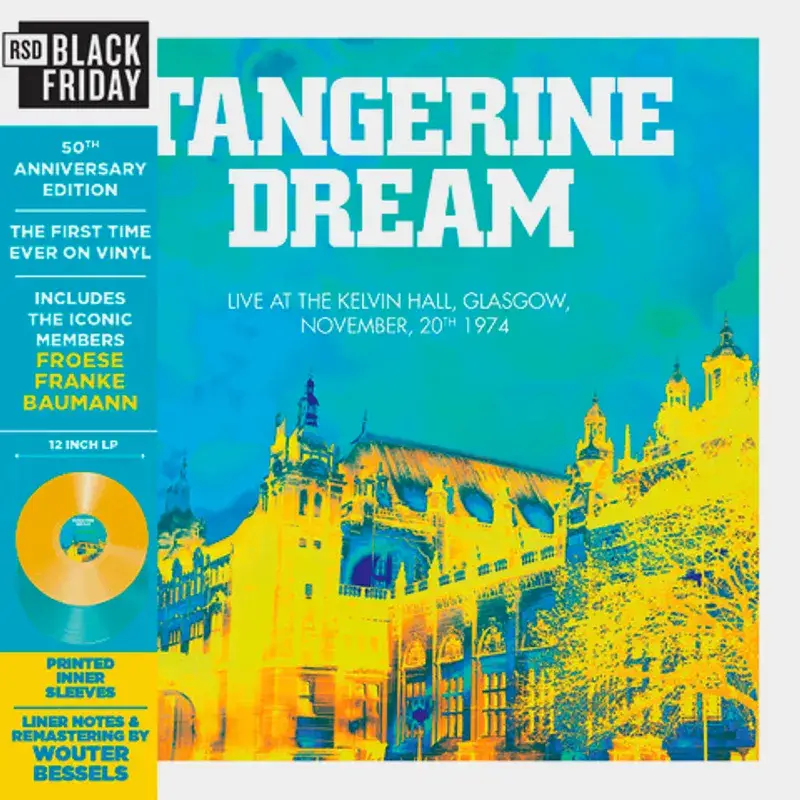 Tangerine Dream - Live at the Kelvin Hall, Glasgow 1974: 50th ...