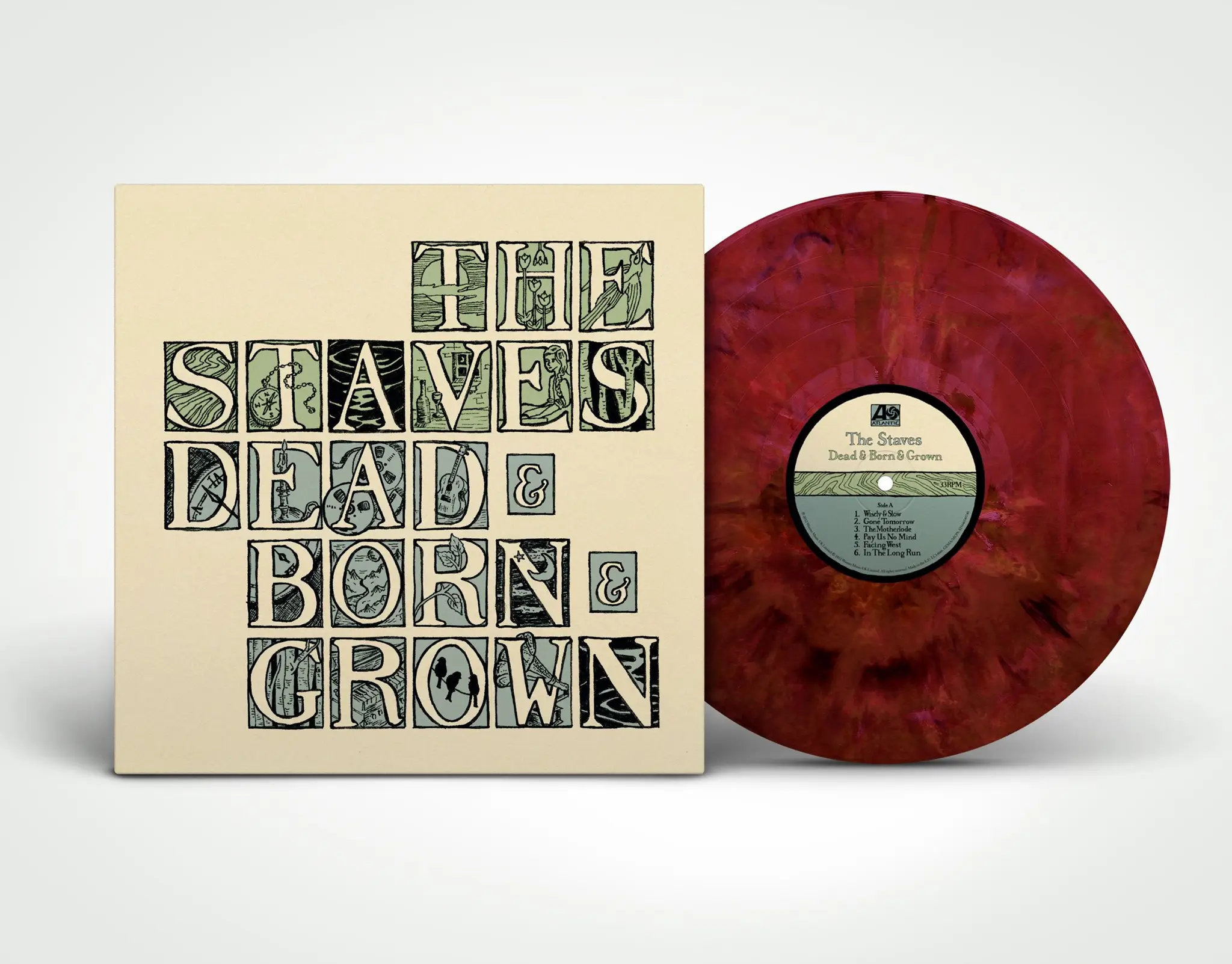 <strong>The Staves - Dead and Born and Grown (10th Anniversary) (National Album Day 2022)</strong> (Vinyl LP - red)