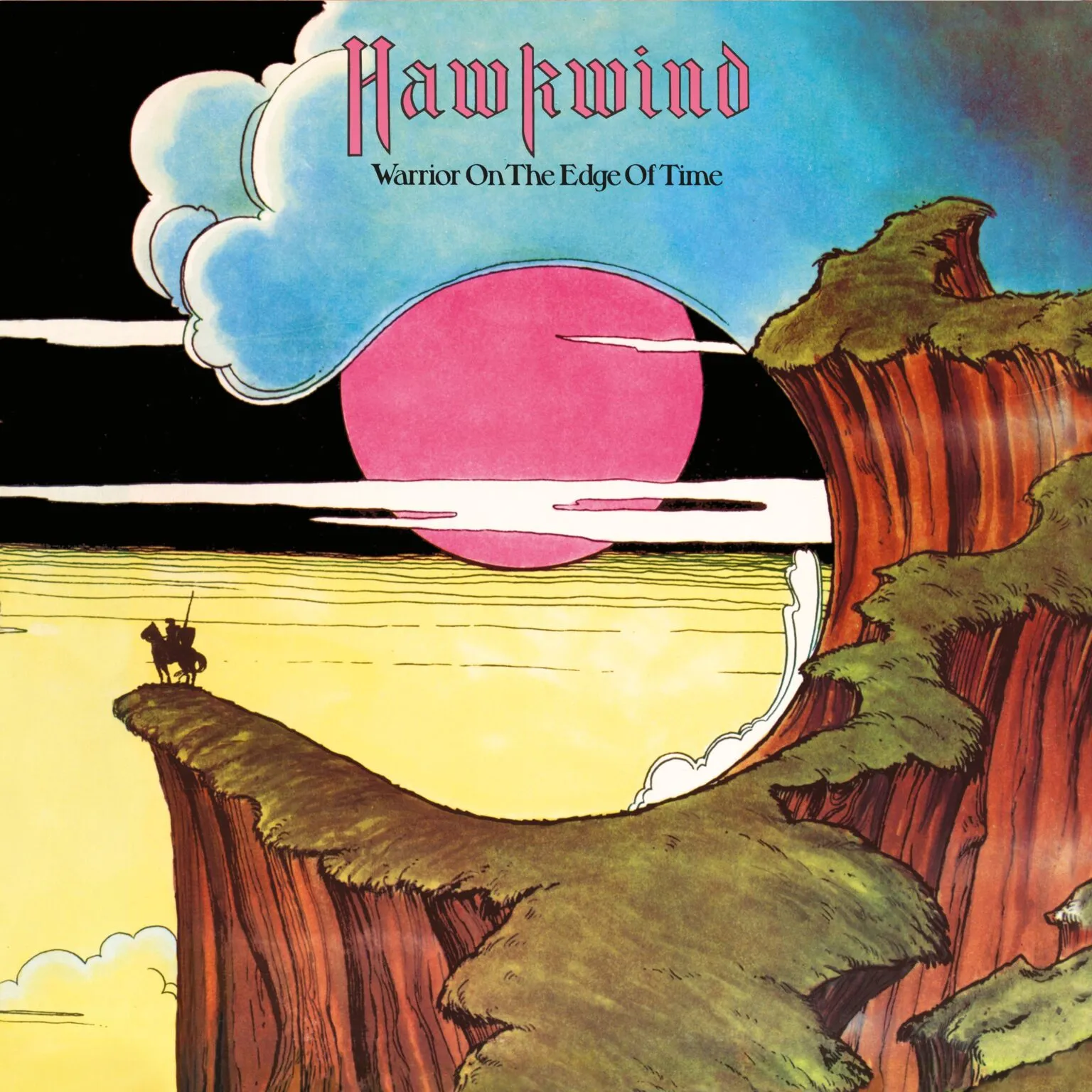 Hawkwind | Black Vinyl LP | Warrior On the Edge Of Time (Steve