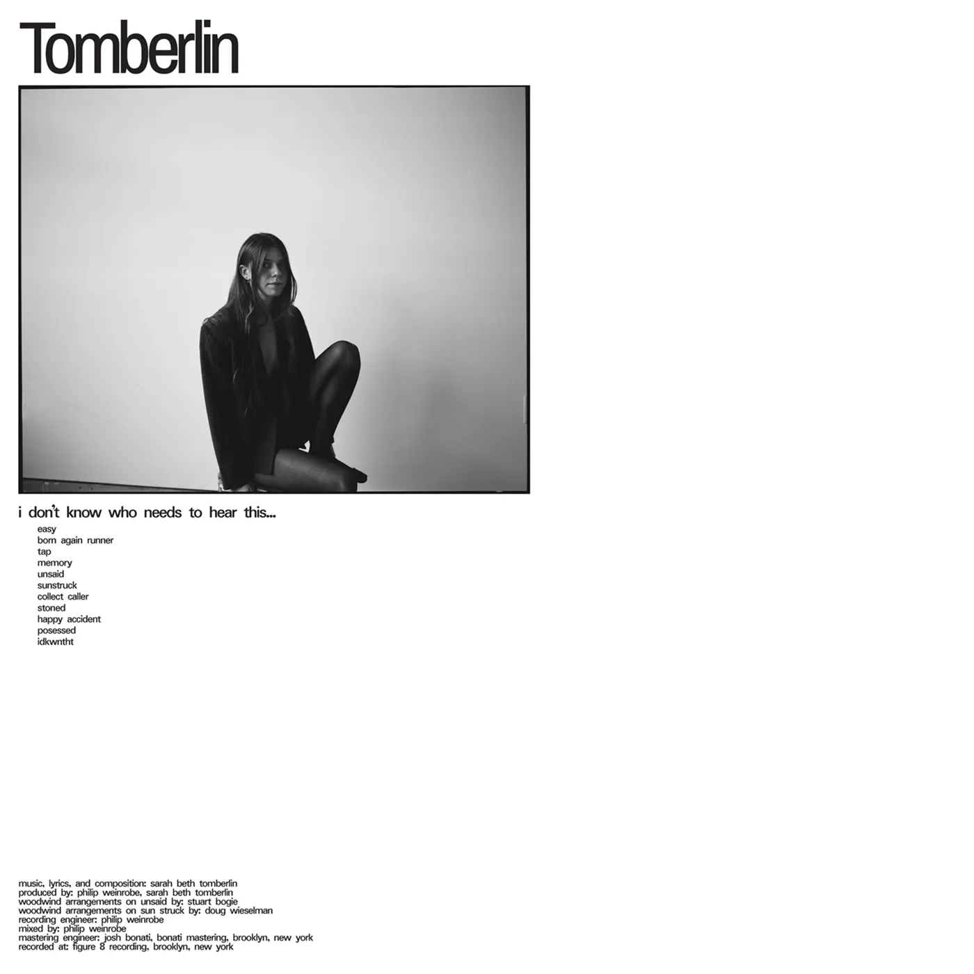 <strong>Tomberlin - i don't know who needs to hear this..</strong> (Vinyl LP - white)
