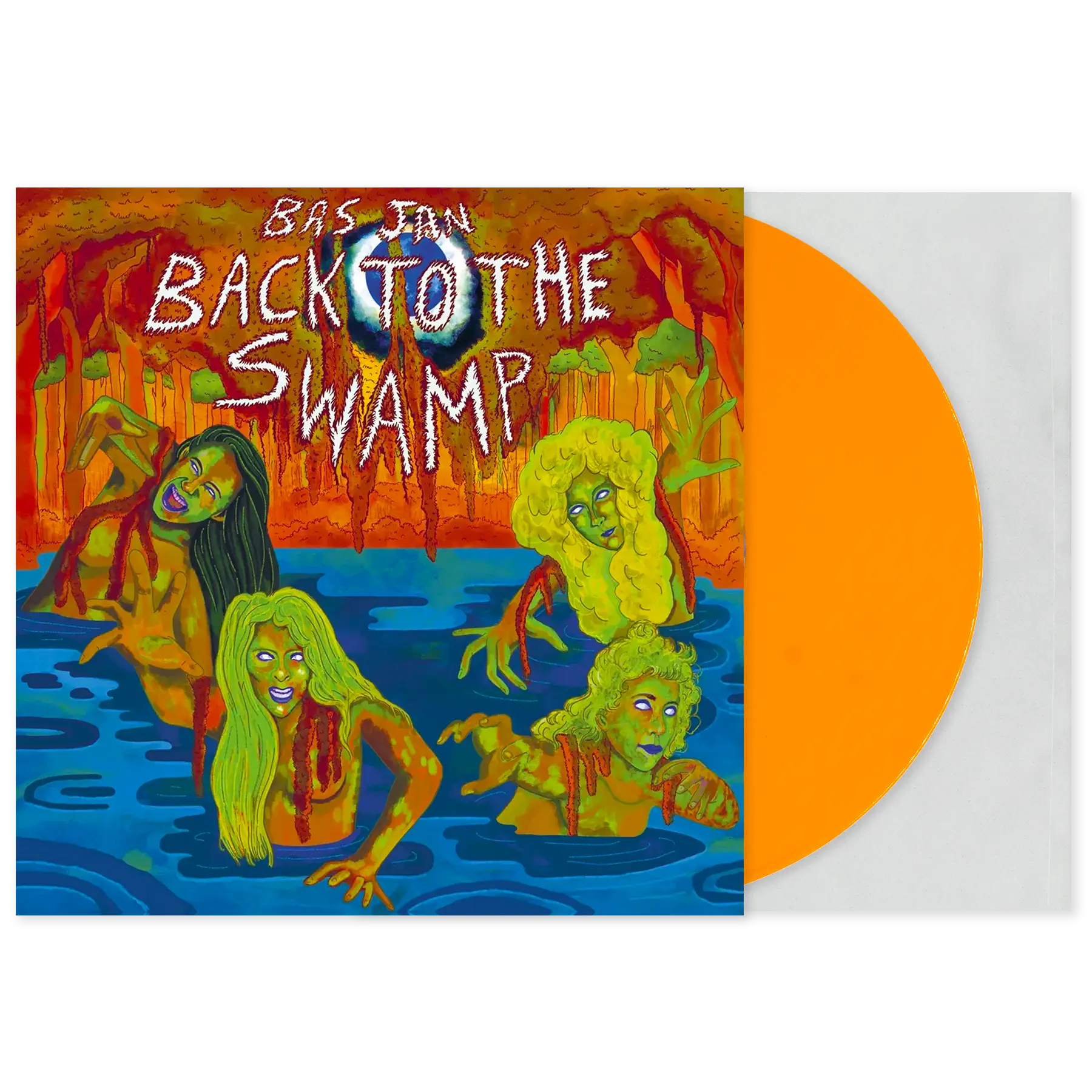 Bas Jan | Orange Vinyl LP | Back to the Swamp         | Fire