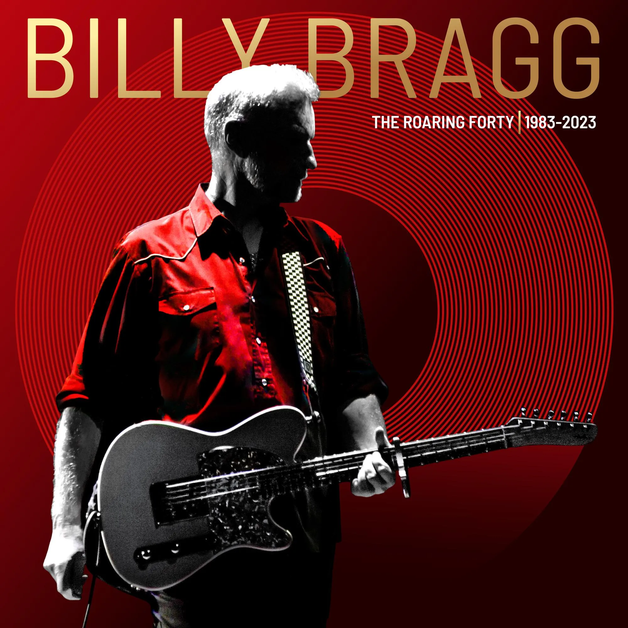 <strong>Billy Bragg - The Roaring Forty (1983-2023)</strong> (Vinyl LP - orange)