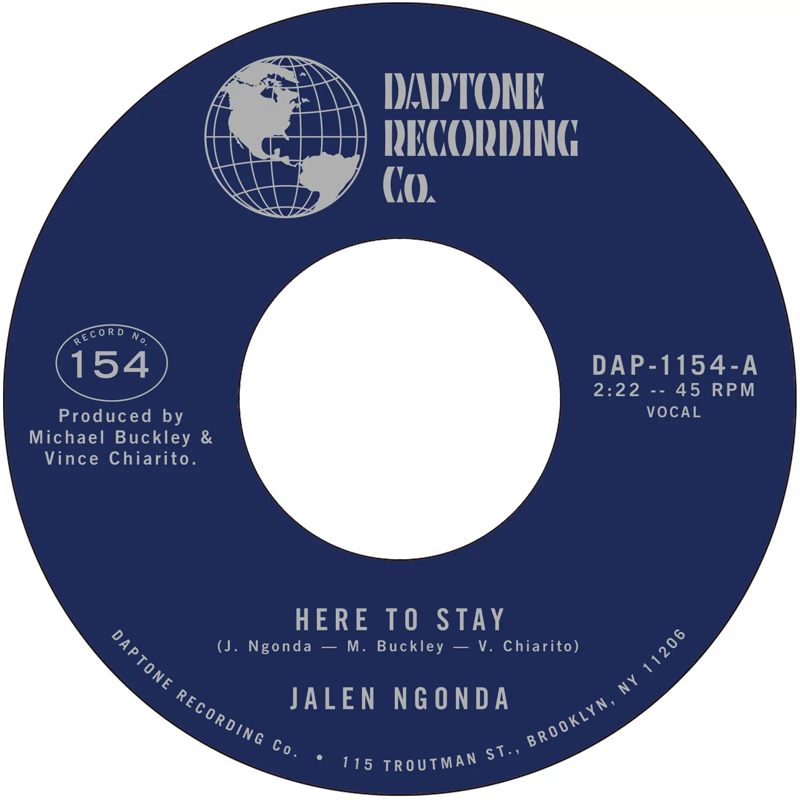 <strong>Jalen Ngonda - Here to Stay / If You Don't Want My Love</strong> (Vinyl 7 - black)