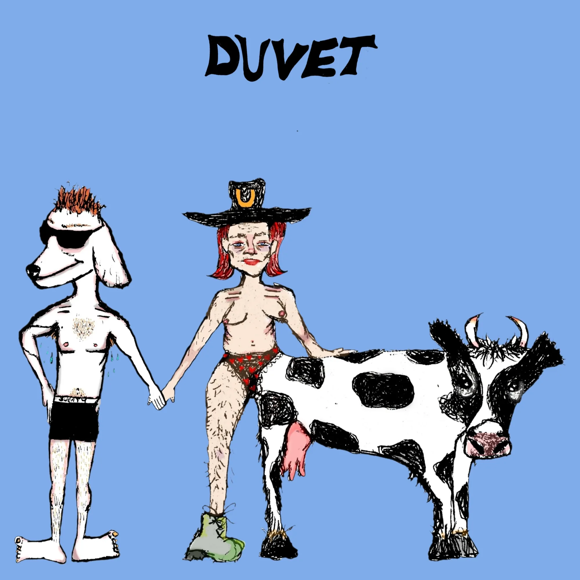 <strong>Duvet - Girlcow / Sweaty Dog</strong> (Vinyl 7 - black)
