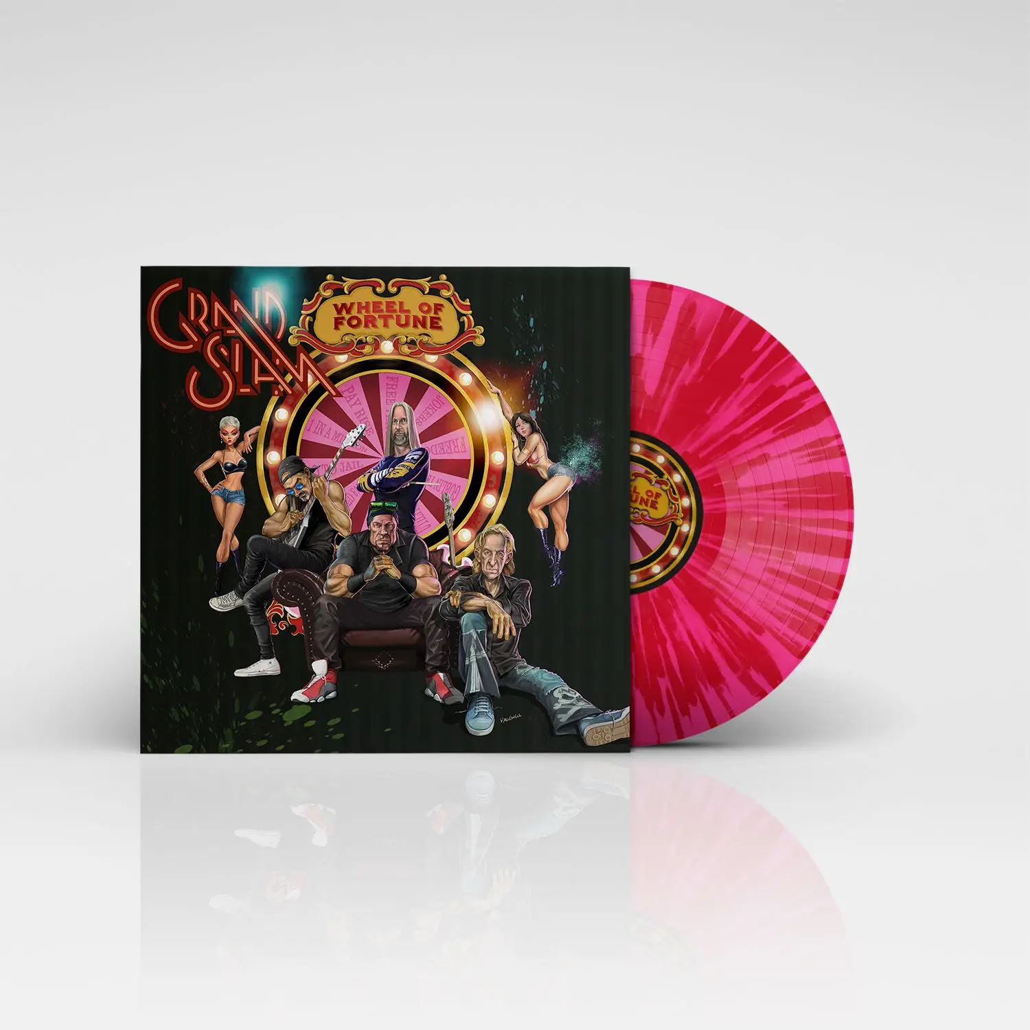 Pre Sale: 2024-06-07 | Grand Slam | Pink Vinyl LP | Wheel Of