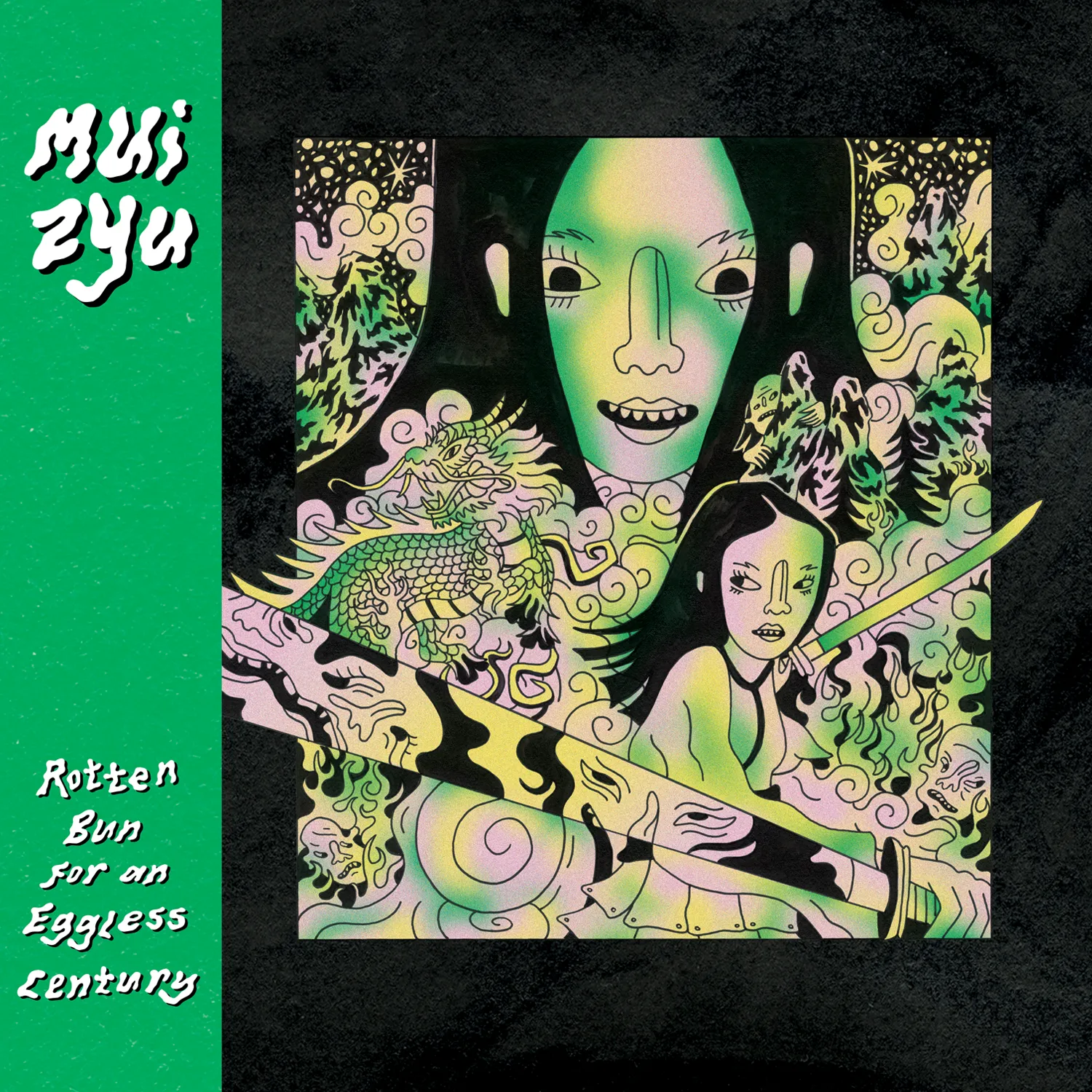 <strong>mui zyu - Rotten Bun for an Eggless Century</strong> (Vinyl LP - green)