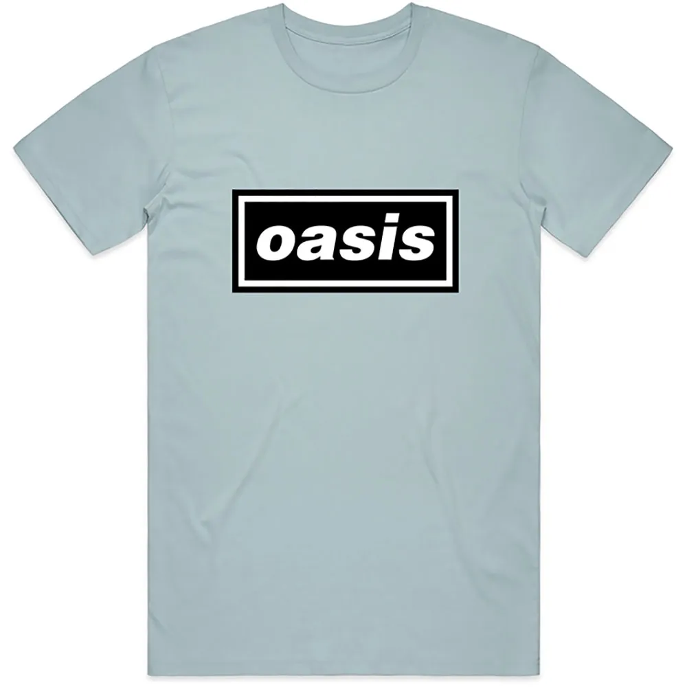 Oasis | Blue  | Decca Logo Unisex Tee | Rock Off Retail Limited