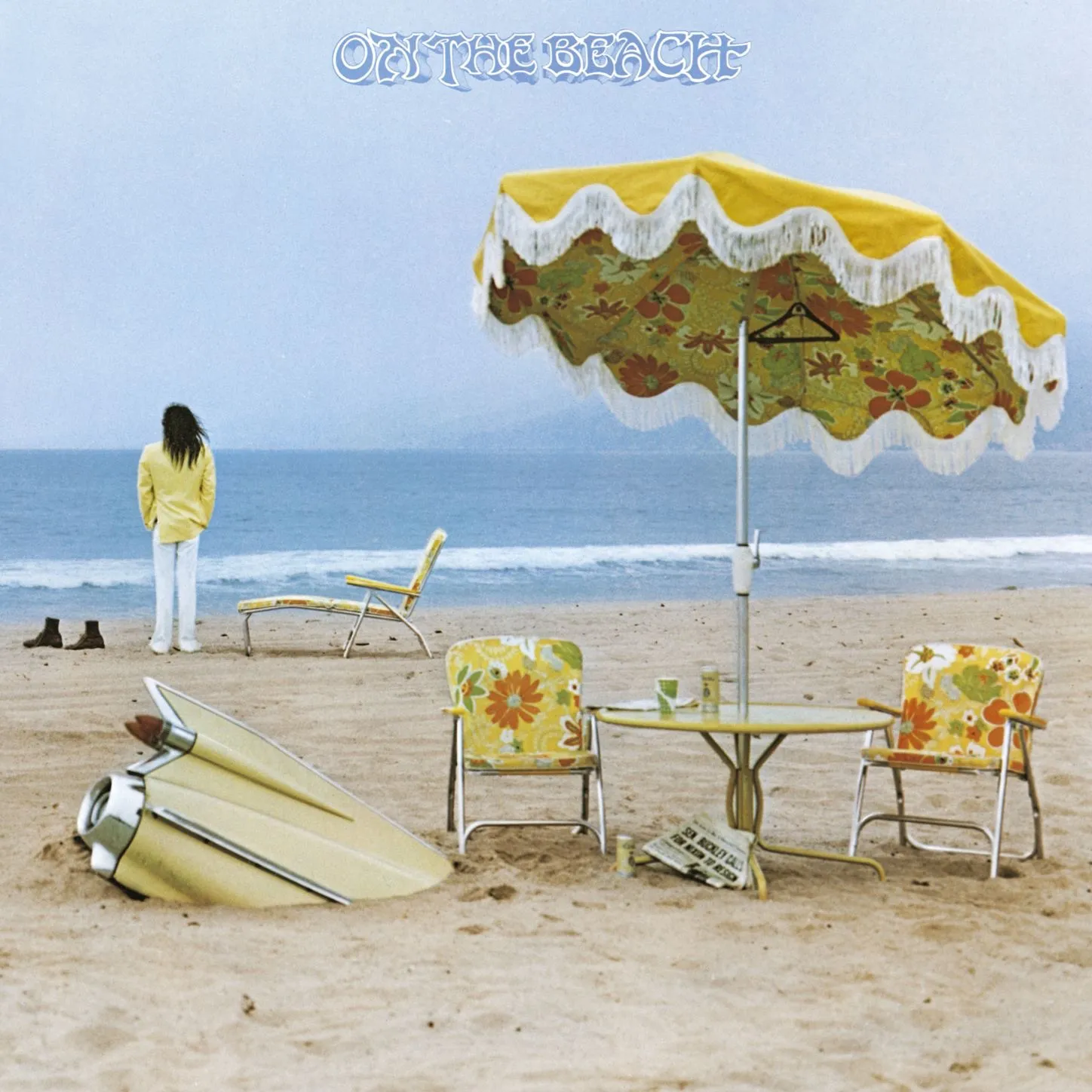 Neil Young - On The Beach artwork