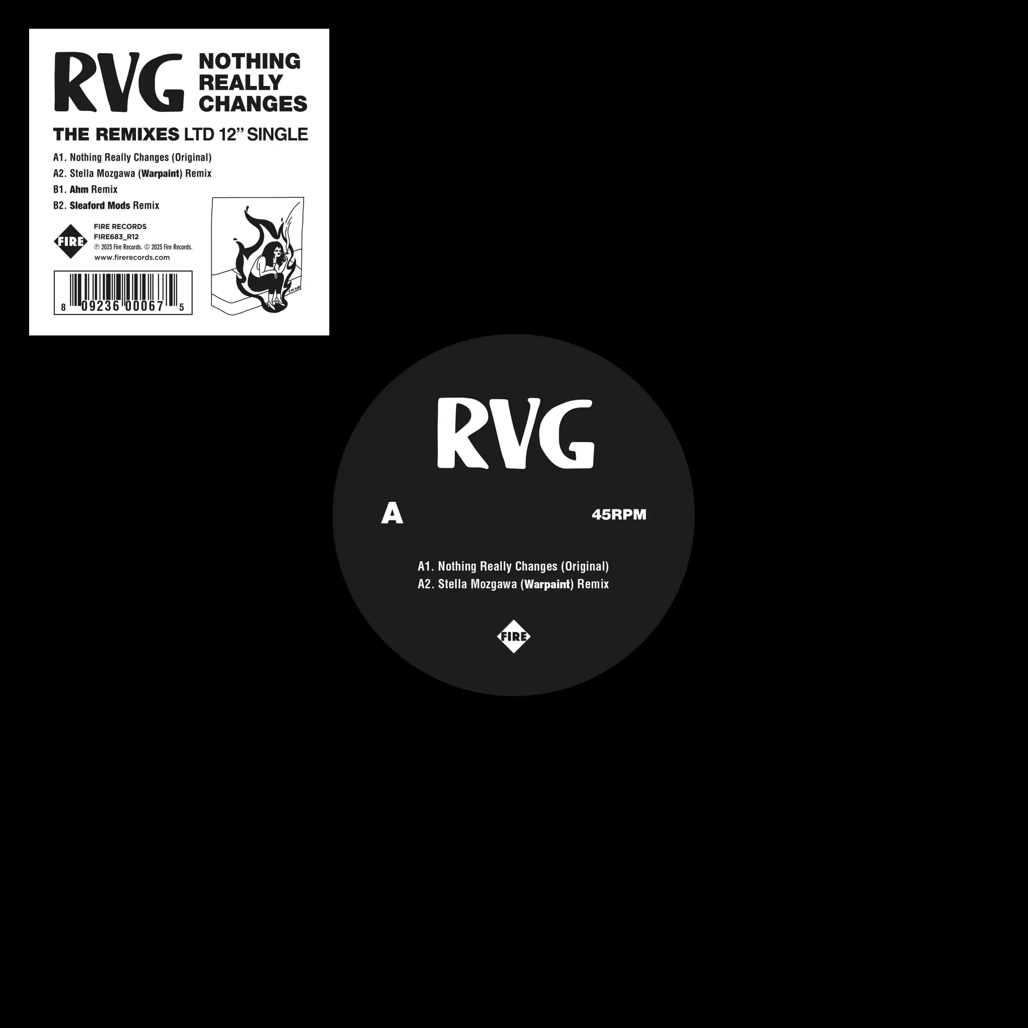 <strong>RVG - Nothing Really Changes (The Remixes)</strong> (Vinyl 12 - black)
