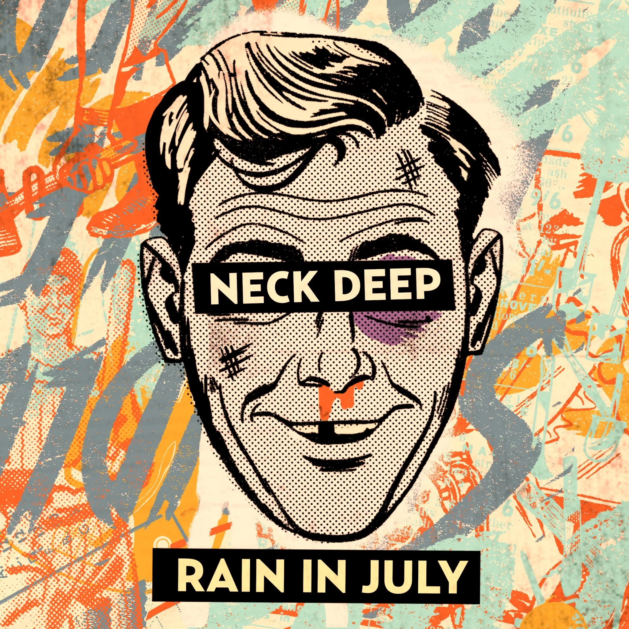 <strong>Neck Deep - Rain In July</strong> (Vinyl LP - red)