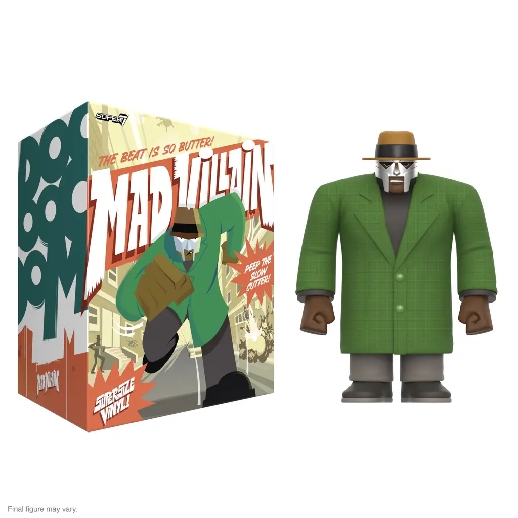 MF DOOM X Madlib Madvillain Super Size Vinyl Figure