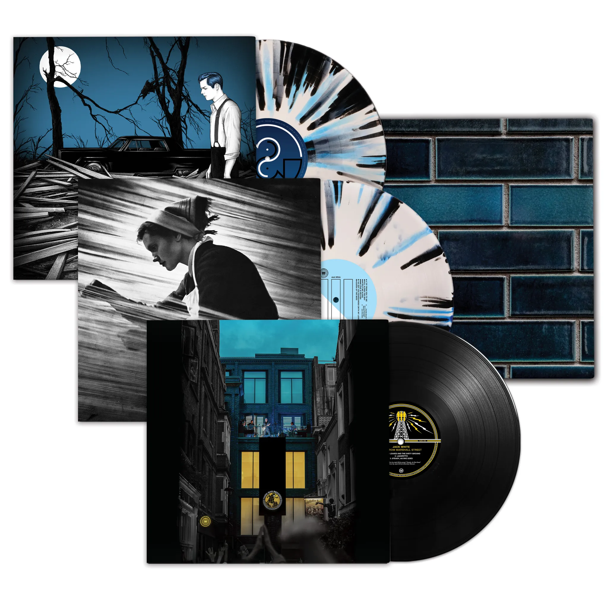 <strong>Jack White - Fear of The Dawn / Entering Heaven Alive / Live from Marshall St</strong> (Vinyl LP - white)