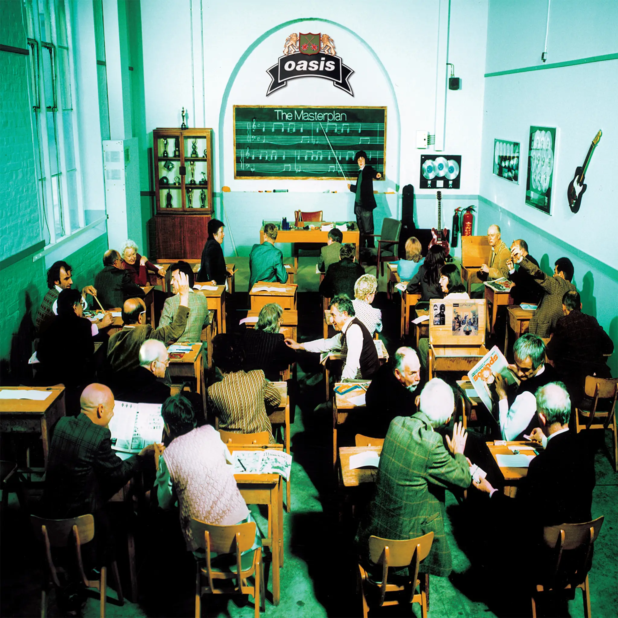 <strong>Oasis - The Masterplan</strong> (Vinyl LP - silver)