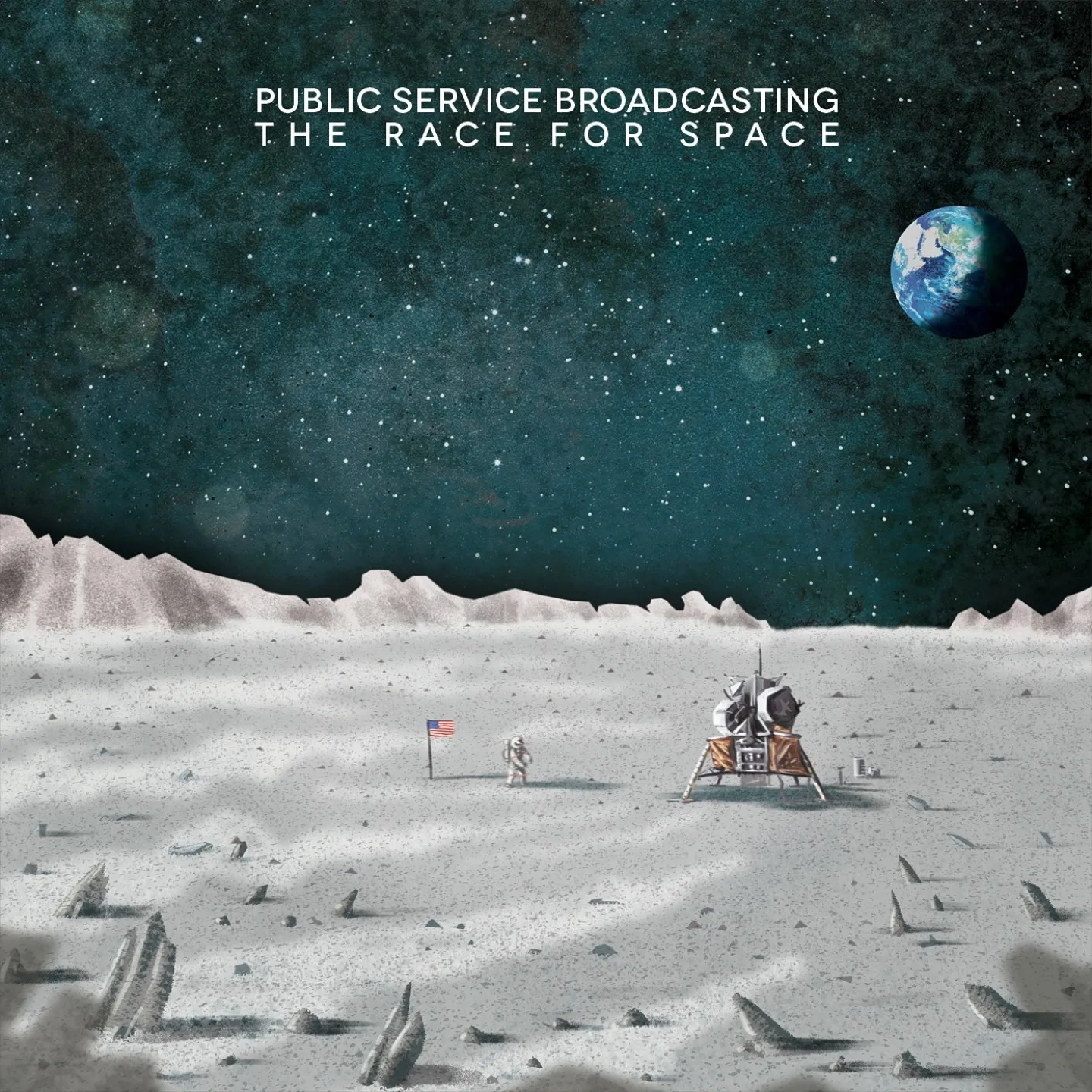 <strong>Public Service Broadcasting - The Race For Space</strong> (Vinyl LP - black)