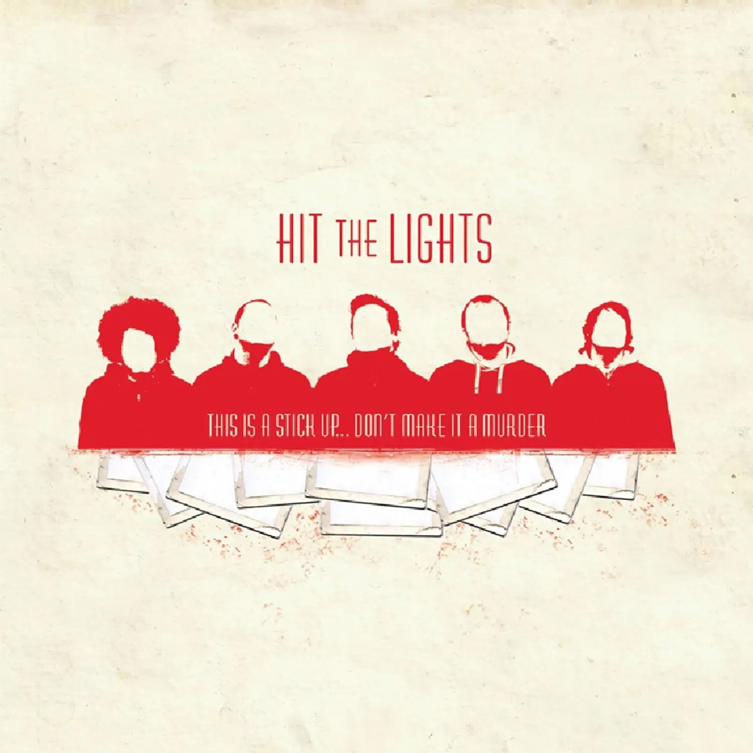 <strong>Hit The Lights - This Is A Stick Up.... Don't Make It A Murder</strong> (Vinyl LP - red)