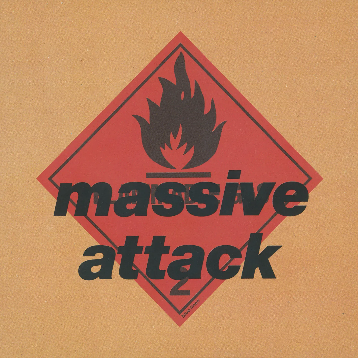 Massive Attack - Blue Lines artwork