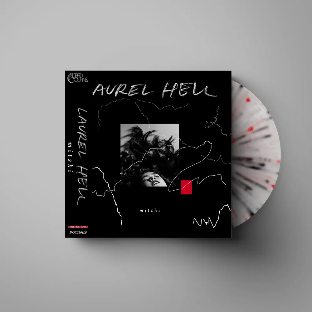 Mitski laurel hell sealed rough trade vinyl record clear newest and black triple button