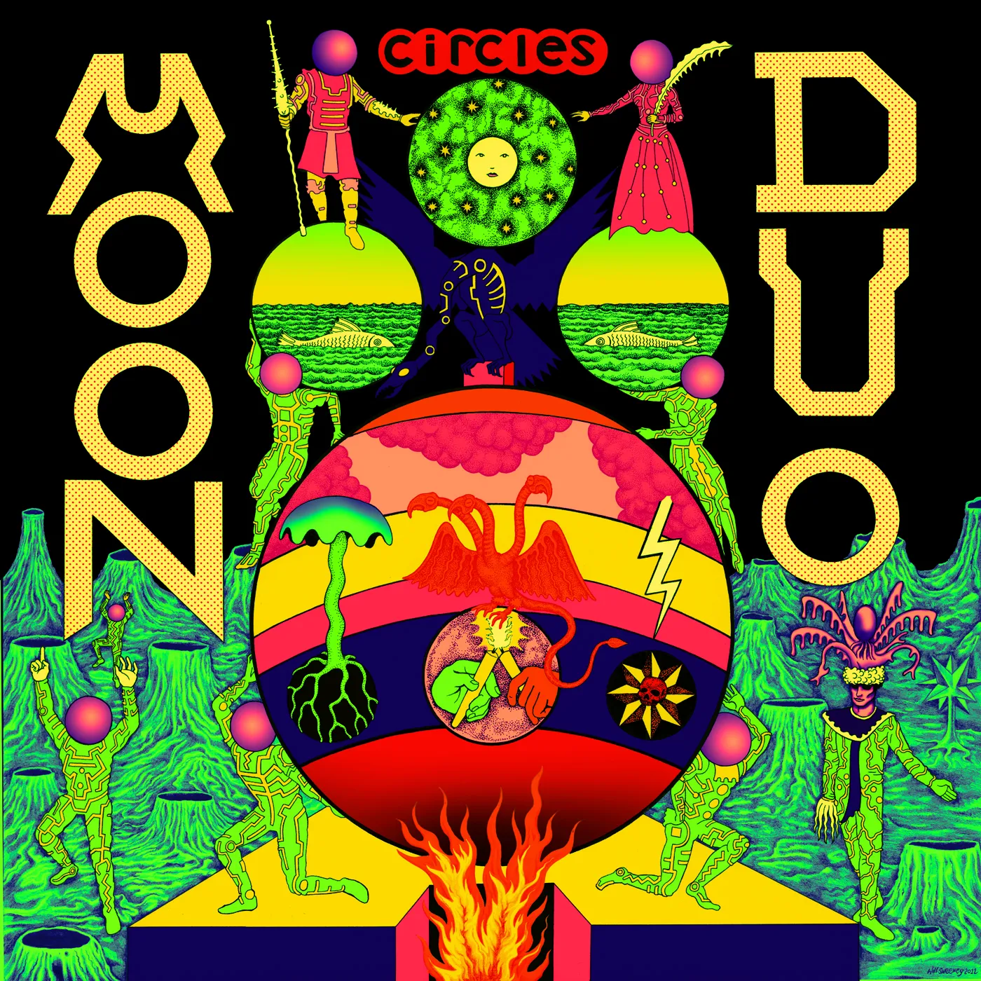 <strong>Moon Duo - Circles</strong> (Vinyl LP - green)