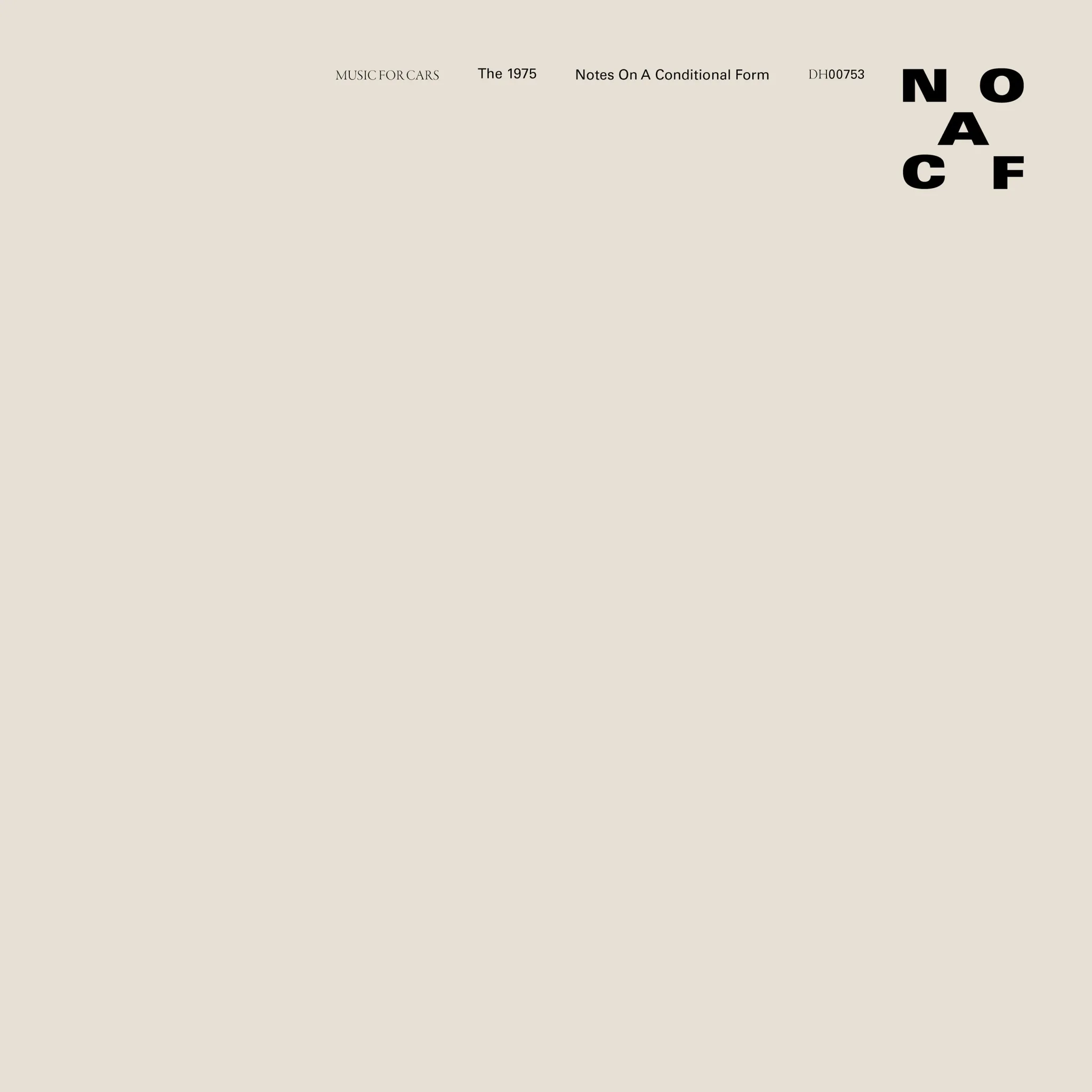 <strong>The 1975 - Notes On A Conditional Form</strong> (Vinyl LP - clear)
