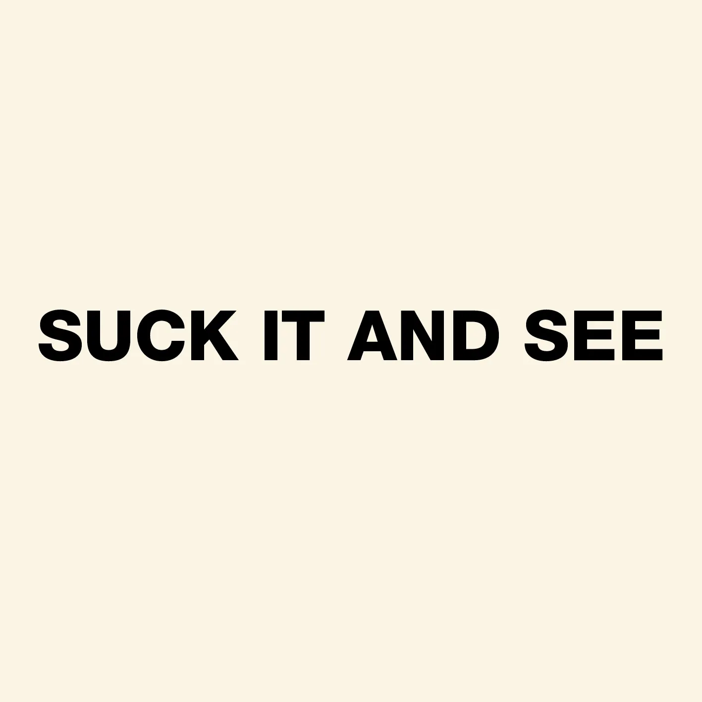 Arctic Monkeys - Suck It and See artwork