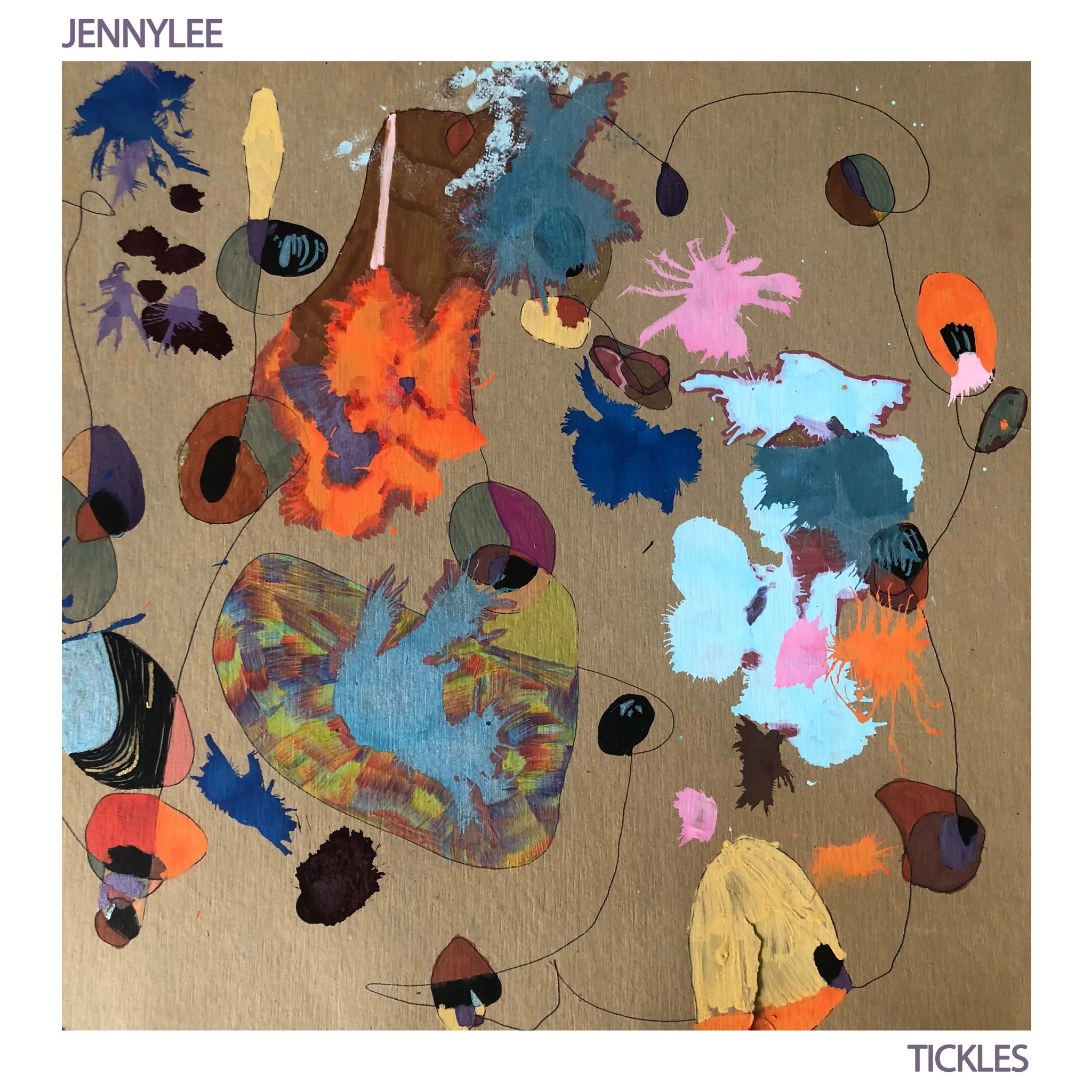 <strong>jennylee - Tickles / Heart Tax</strong> (Vinyl 7 - black)
