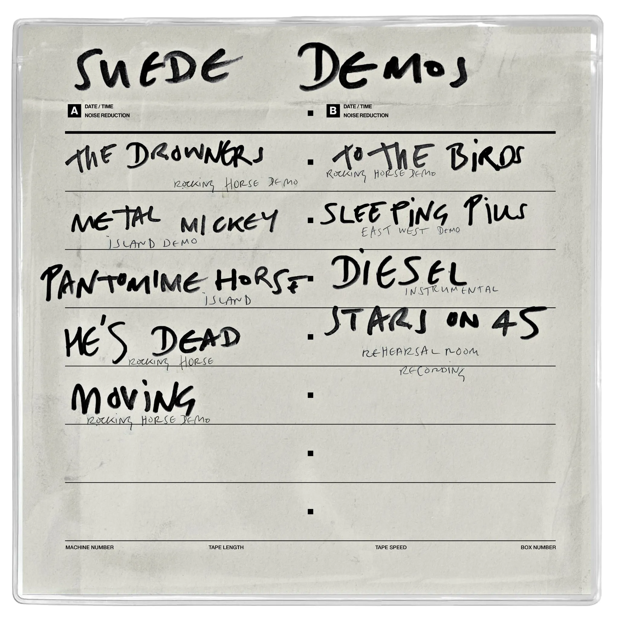 <strong>Suede - The 'Suede' Demos</strong> (Vinyl LP - clear)