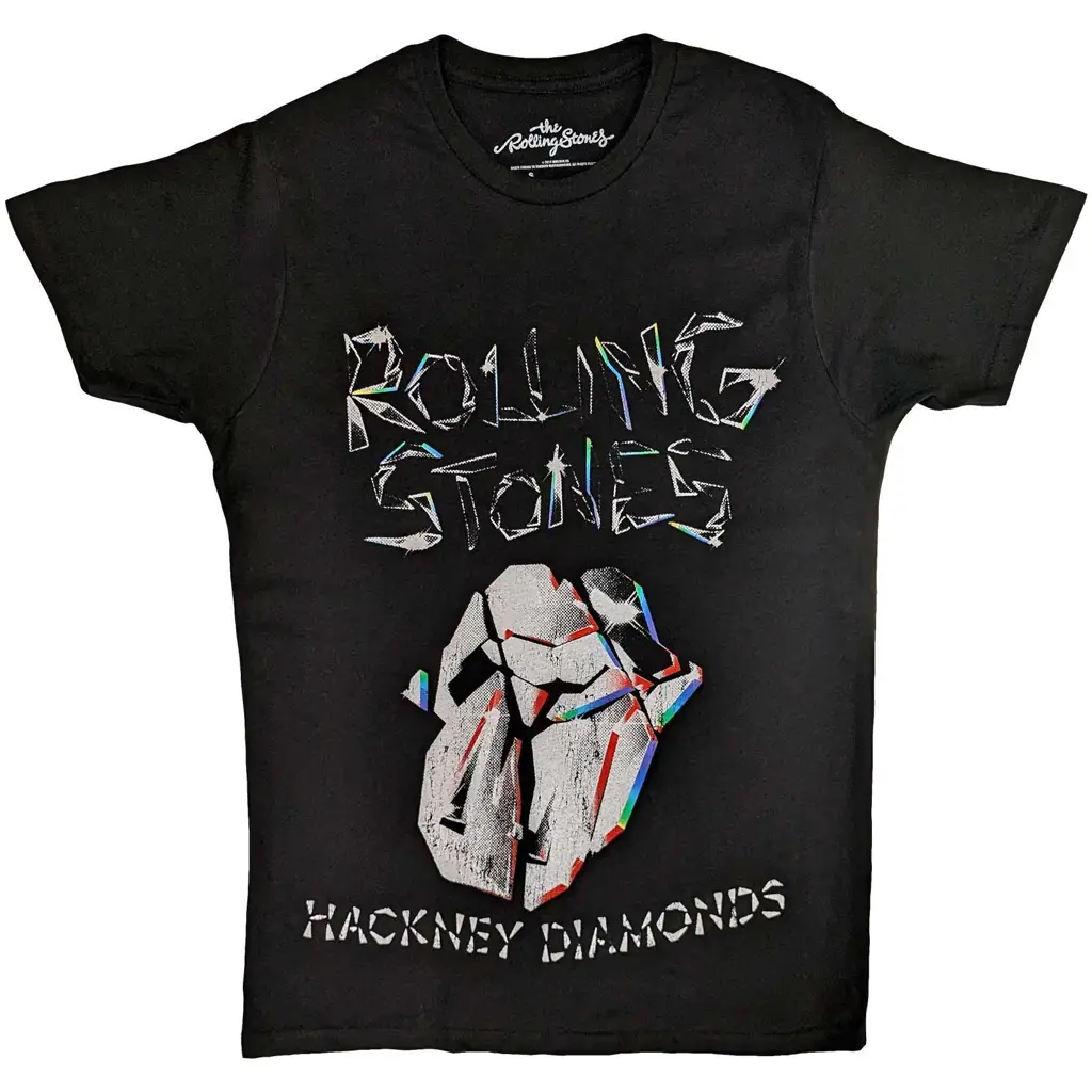 The Rolling Stones The Rolling Stones Unisex T Shirt Hackney Diamonds Faded Logo Hackney 7642