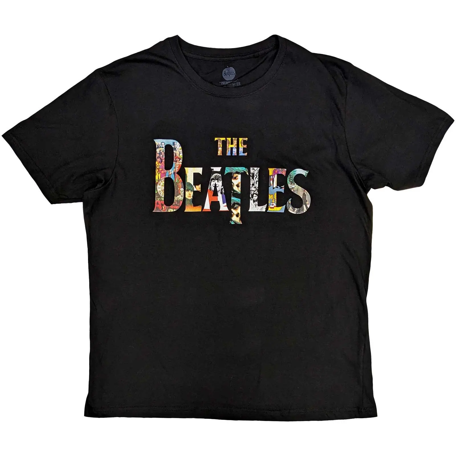 The Beatles - The Beatles Unisex T-Shirt: Logo Treatment  Logo Treatment Short Sleeves artwork