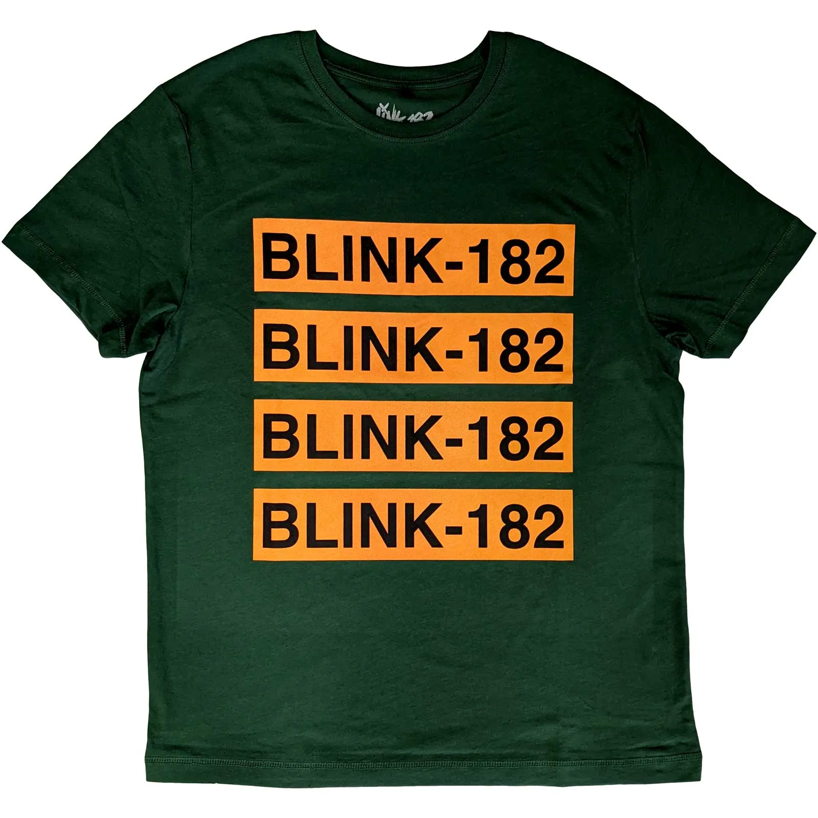Blink 182 - Unisex T-Shirt Logo Repeat artwork