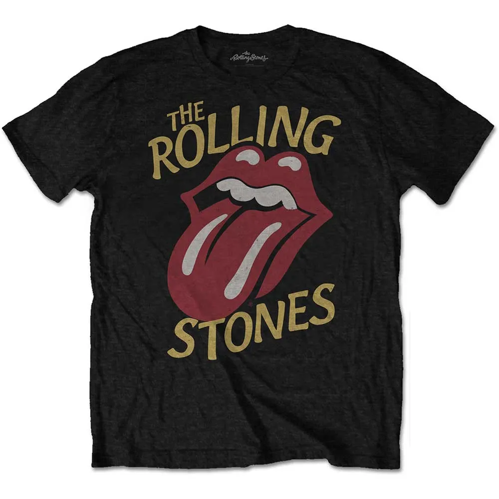 The Rolling Stones - Unisex T-Shirt Vintage Typeface artwork