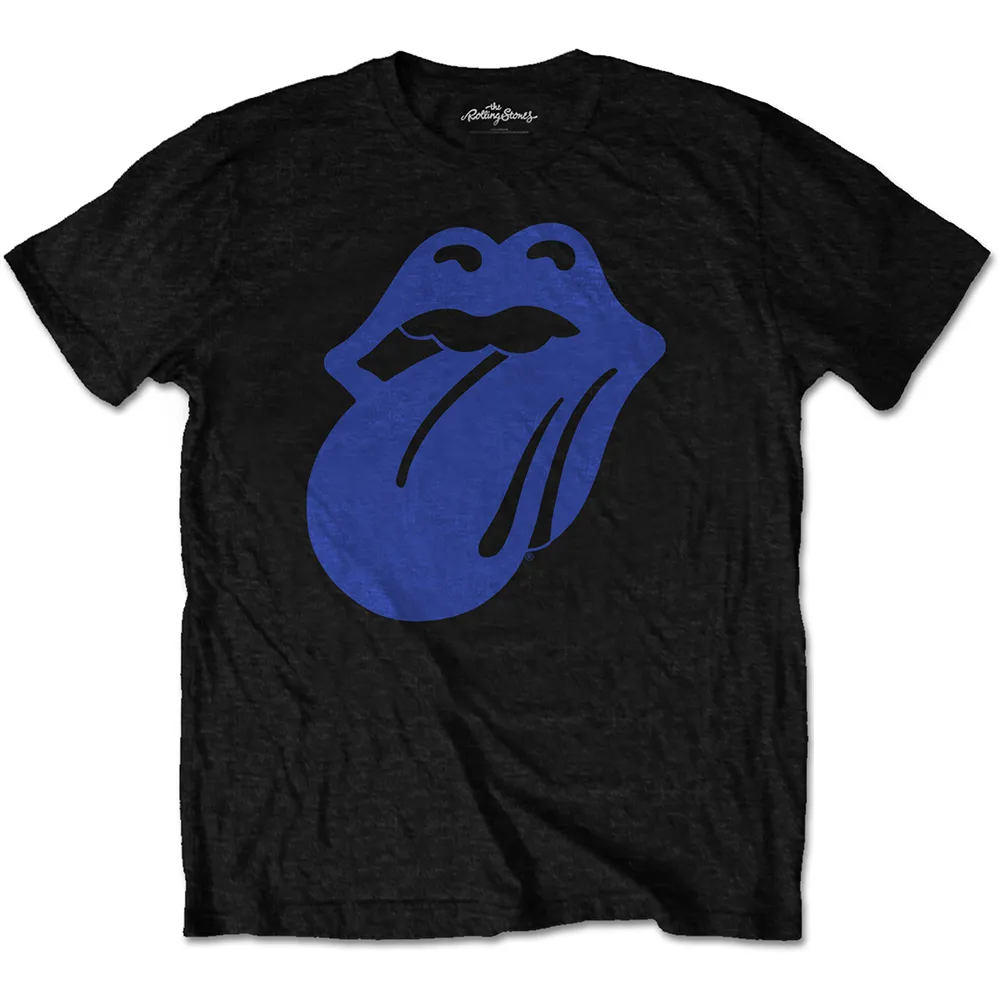 The Rolling Stones - Unisex T-Shirt Blue & Lonesome 1972 Logo artwork