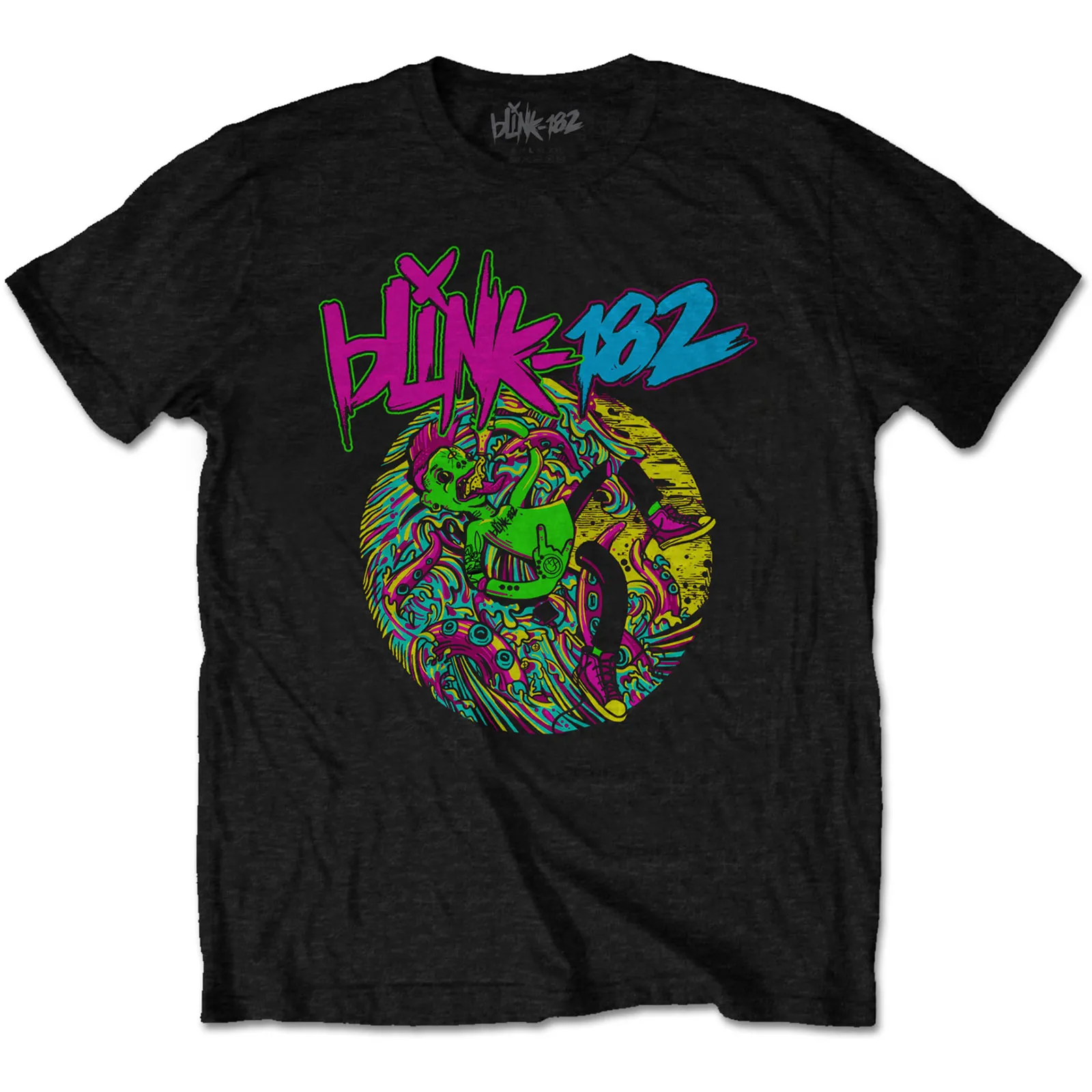 Blink 182 - Unisex T-Shirt Overboard Event artwork