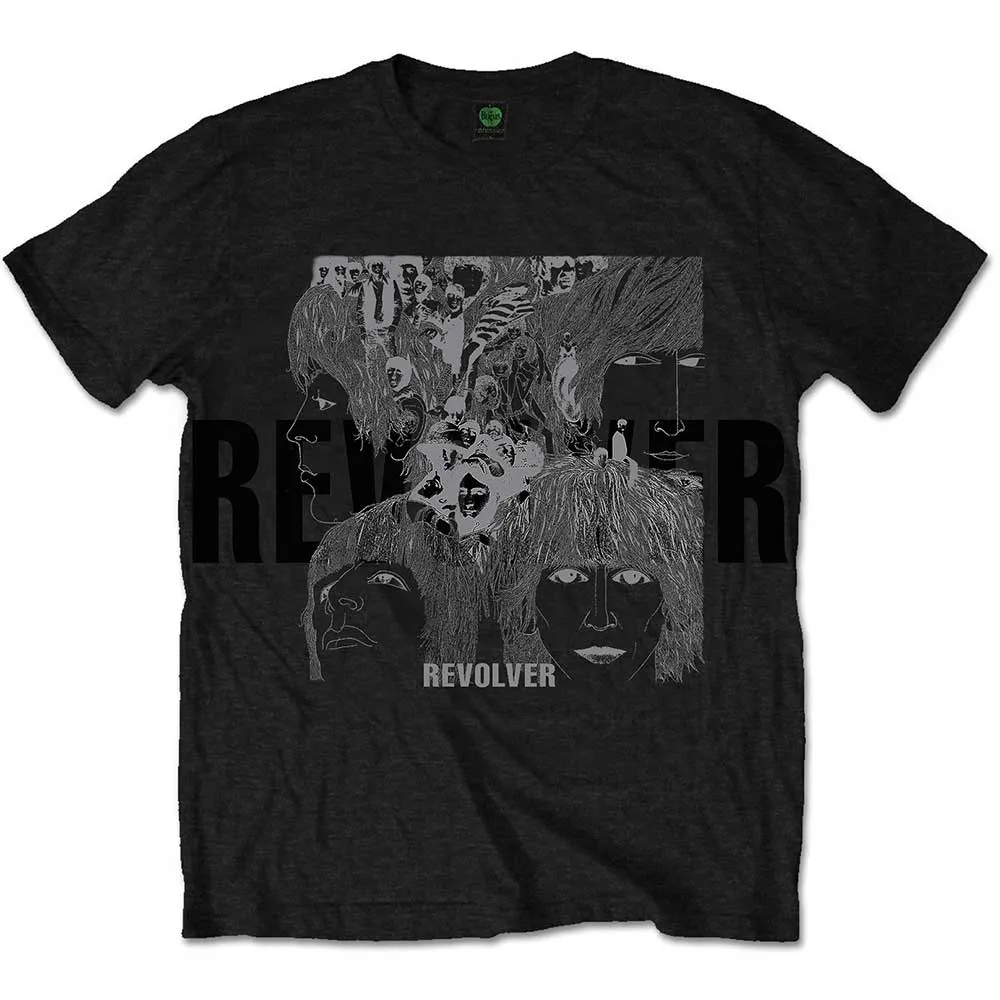 The Beatles - Unisex T-Shirt Reverse Revolver Foiled artwork