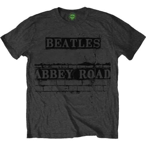 The Beatles - Unisex T-Shirt Abbey Road Sign artwork