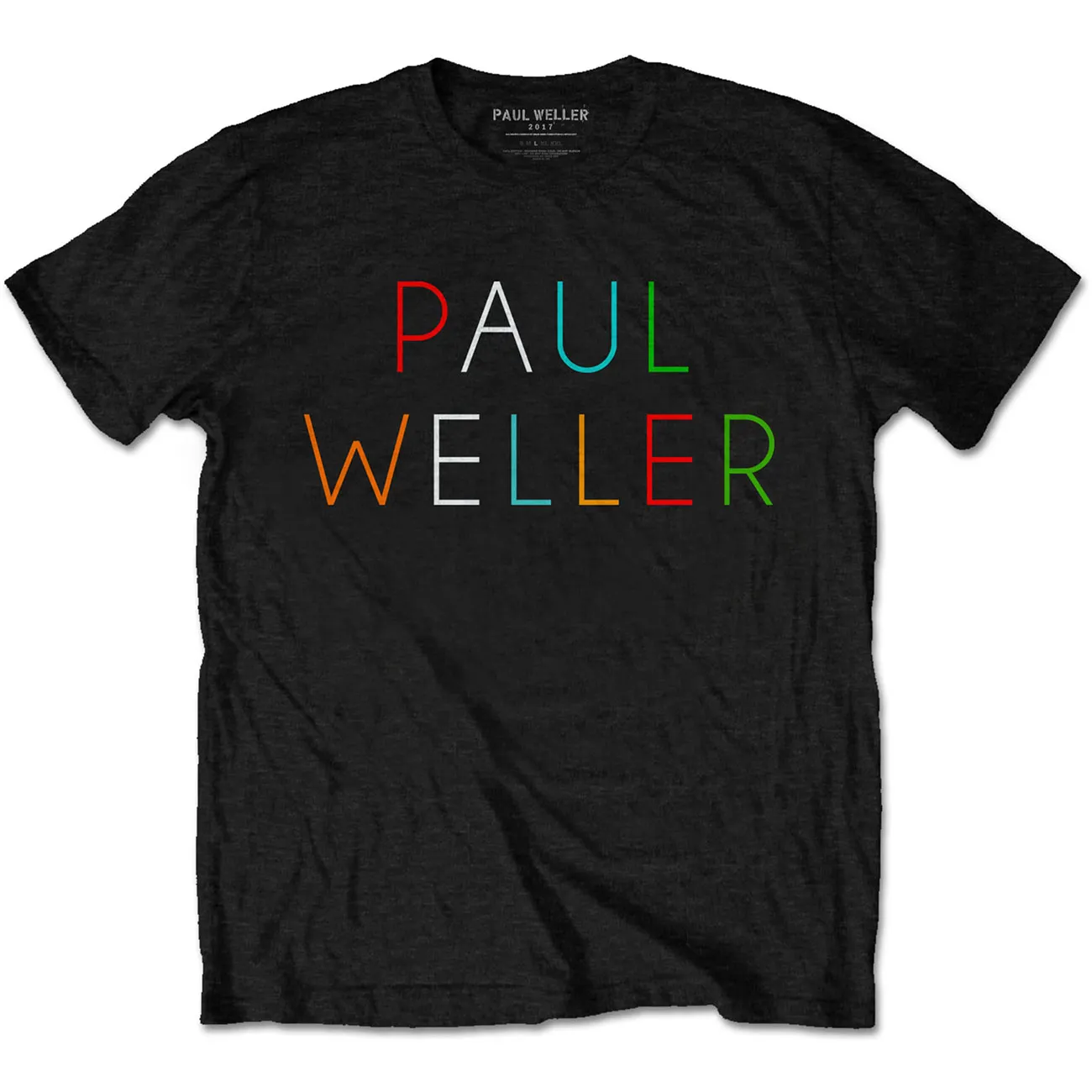 Paul Weller - Unisex T-Shirt Multicolour Logo artwork