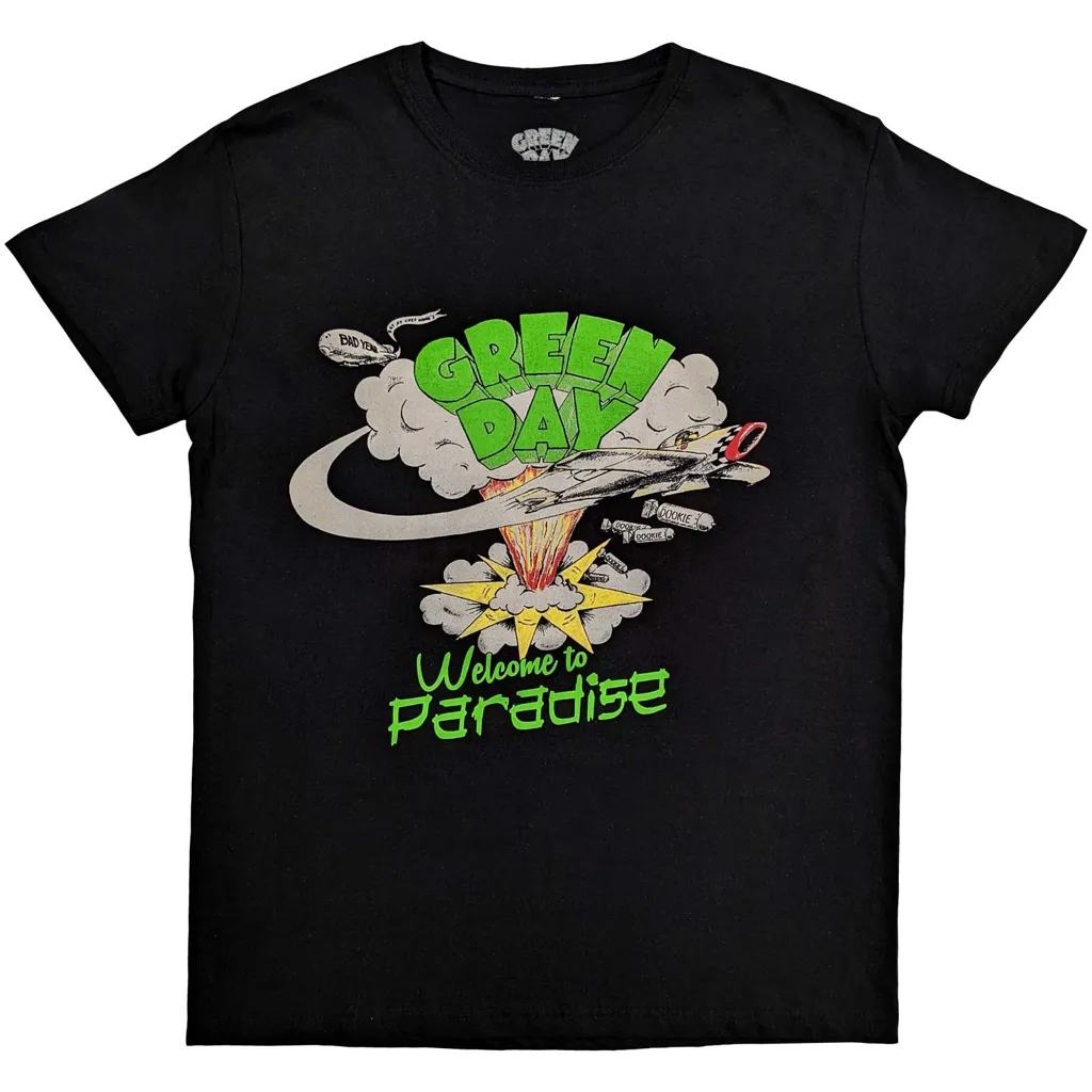 Green Day - Unisex T-Shirt Welcome to Paradise - (Tee Shirts) | Rough Trade