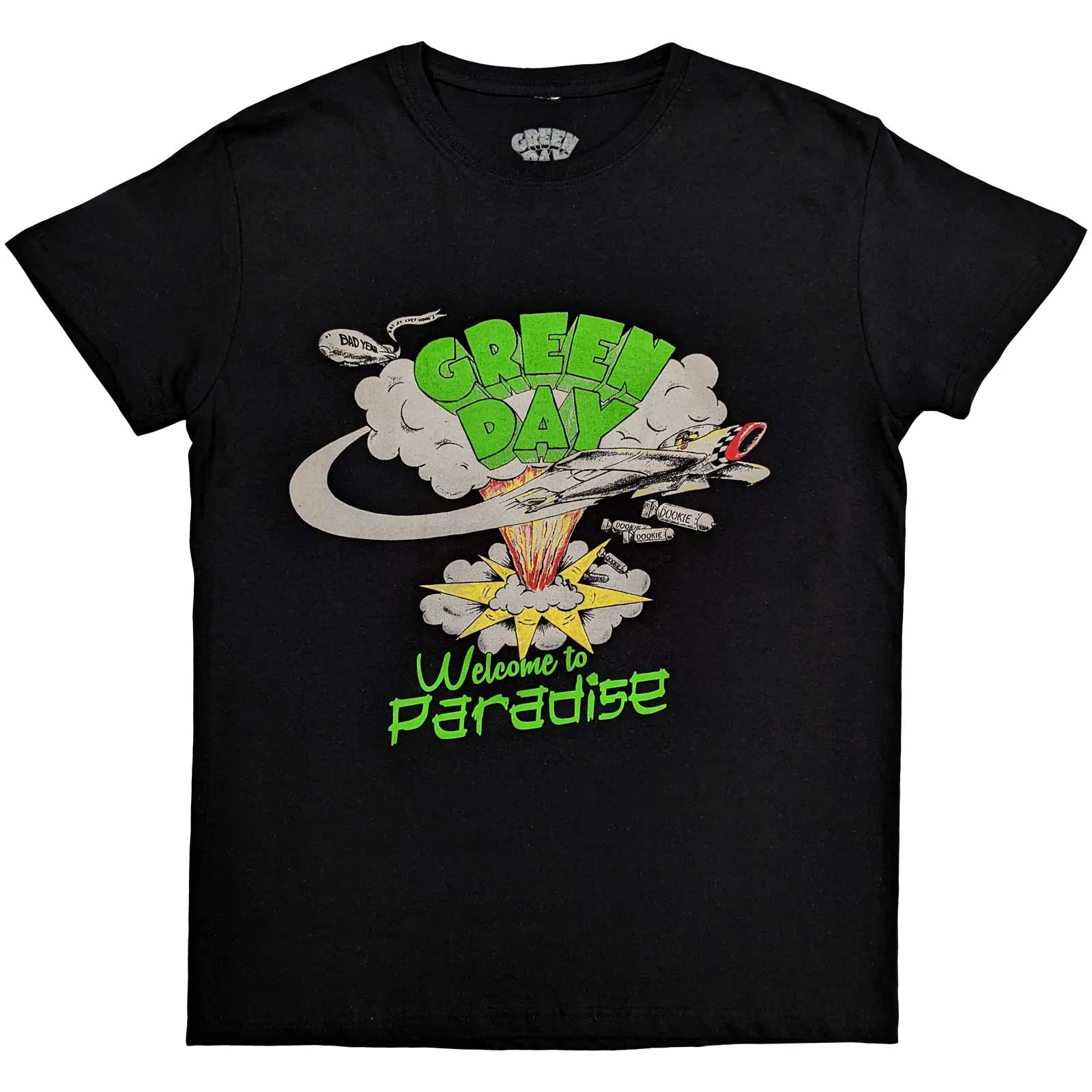 Green Day - Unisex T-Shirt Welcome to Paradise artwork