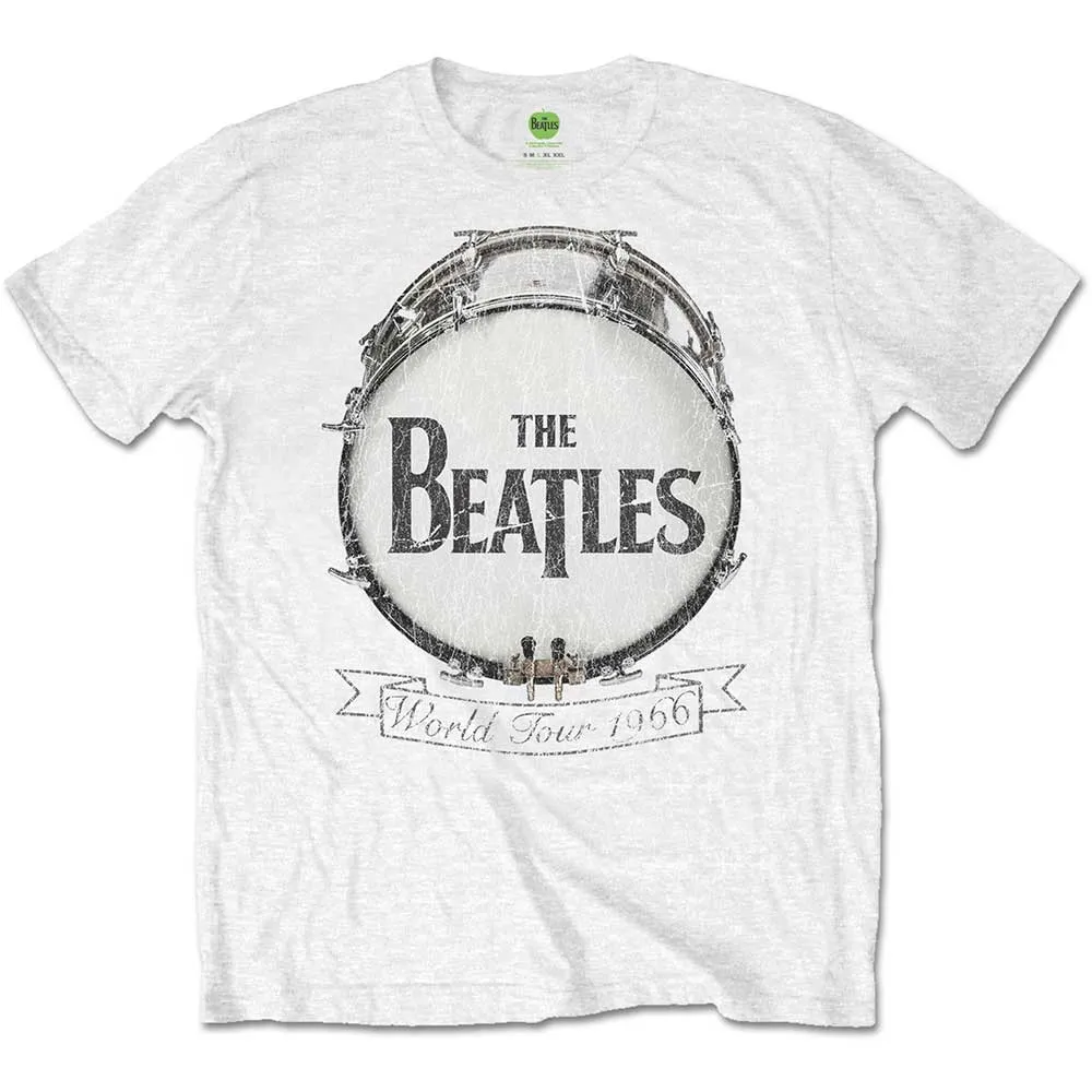 The Beatles - Unisex T-Shirt World Tour 1966 artwork