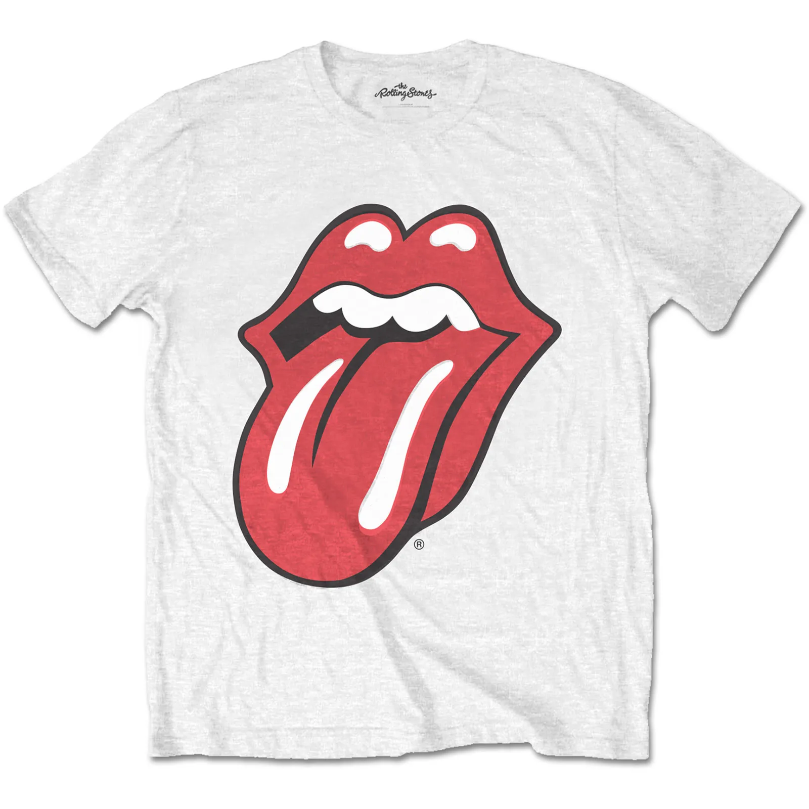 The Rolling Stones - Unisex T-Shirt Classic Tongue Extreme Soft Hand Inks artwork