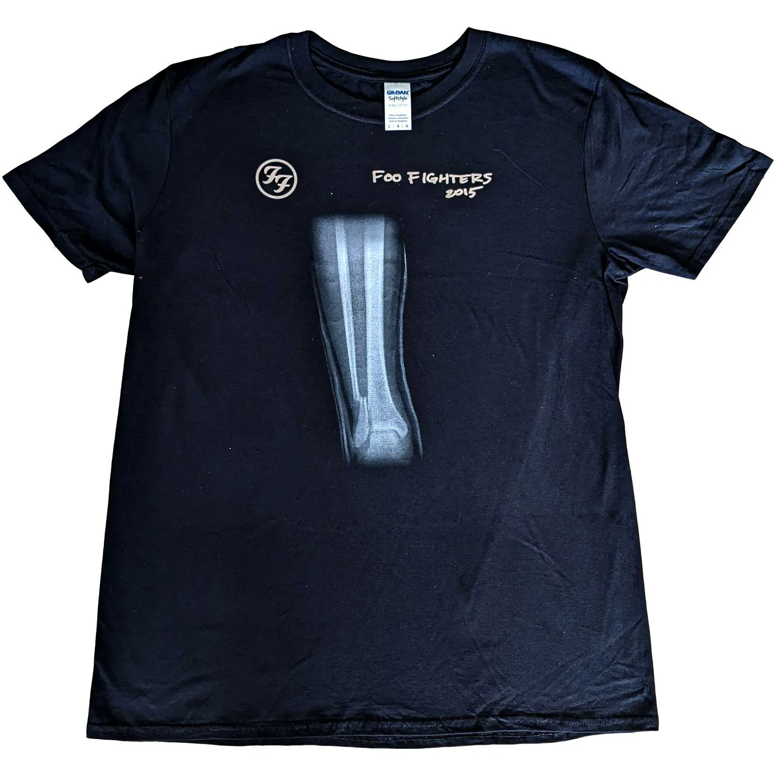 Foo Fighters - Unisex T-Shirt X-Ray artwork