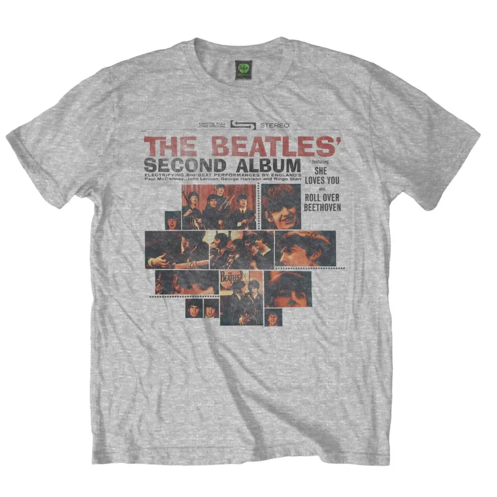 The Beatles - Unisex T-Shirt Second Album artwork