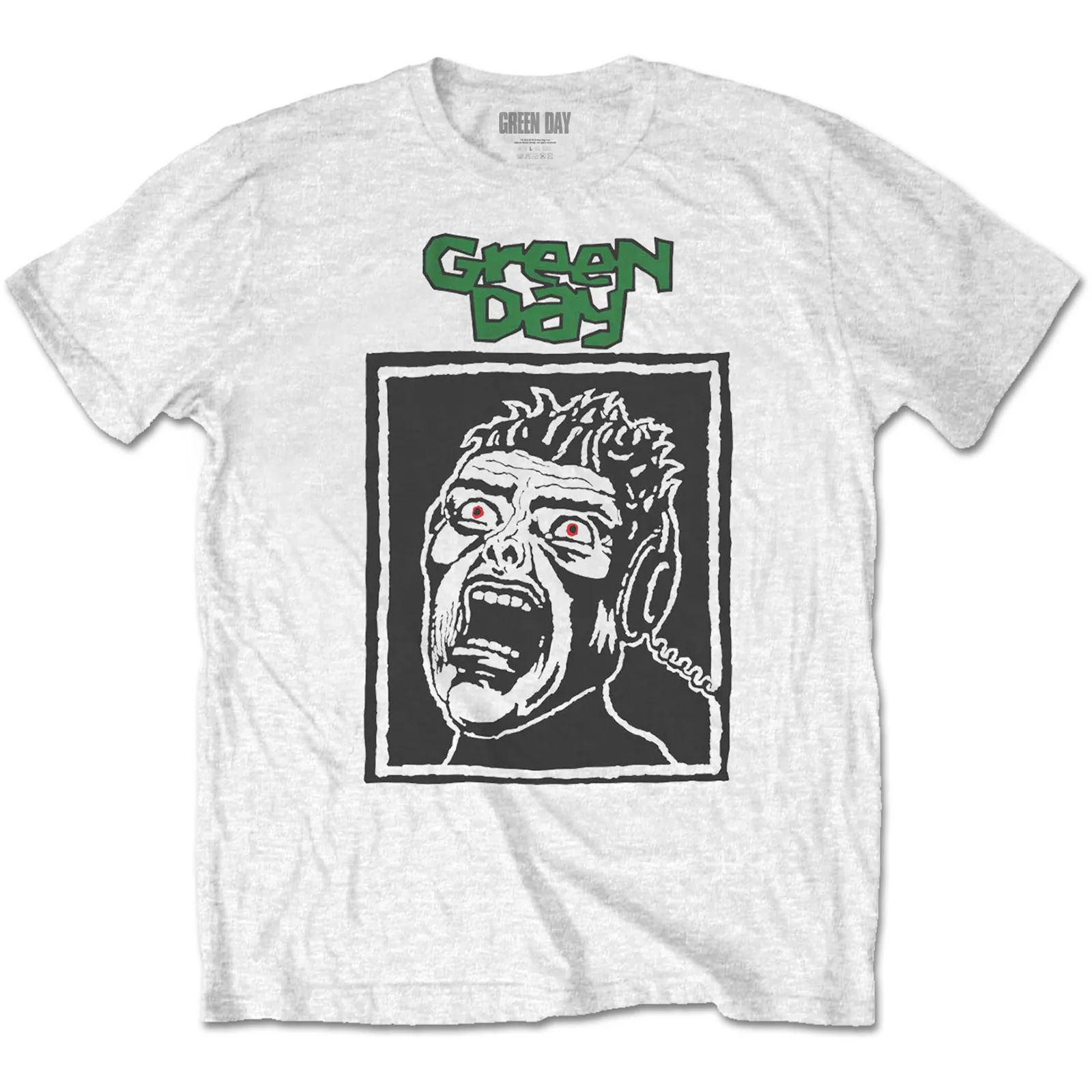 Green Day - Unisex T-Shirt Scream artwork