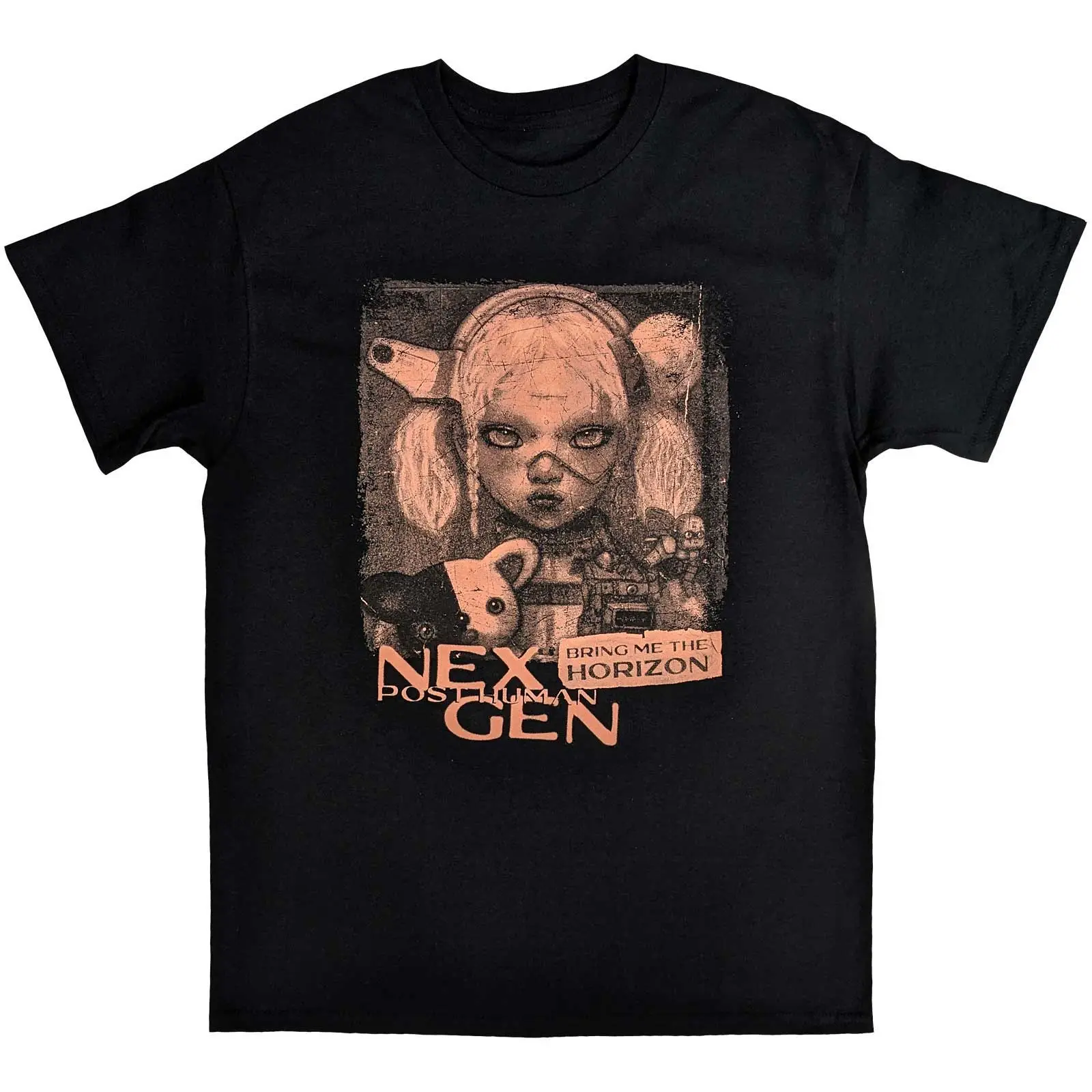 Bring Me the Horizon - Bring Me The Horizon Unisex T-Shirt: Distressed Nex Gen  Distressed Nex Gen Short Sleeves artwork