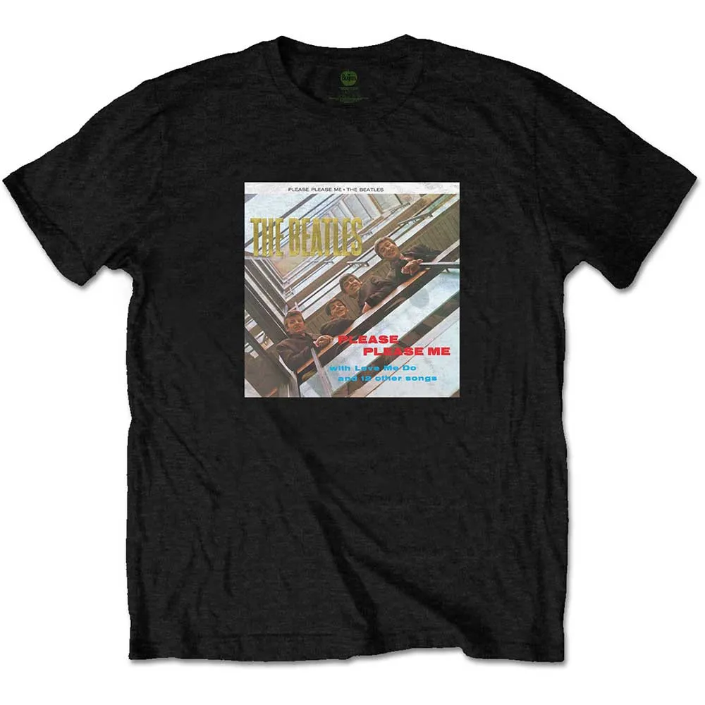 The Beatles - Unisex T-Shirt Please Please Me Gold Foiled artwork